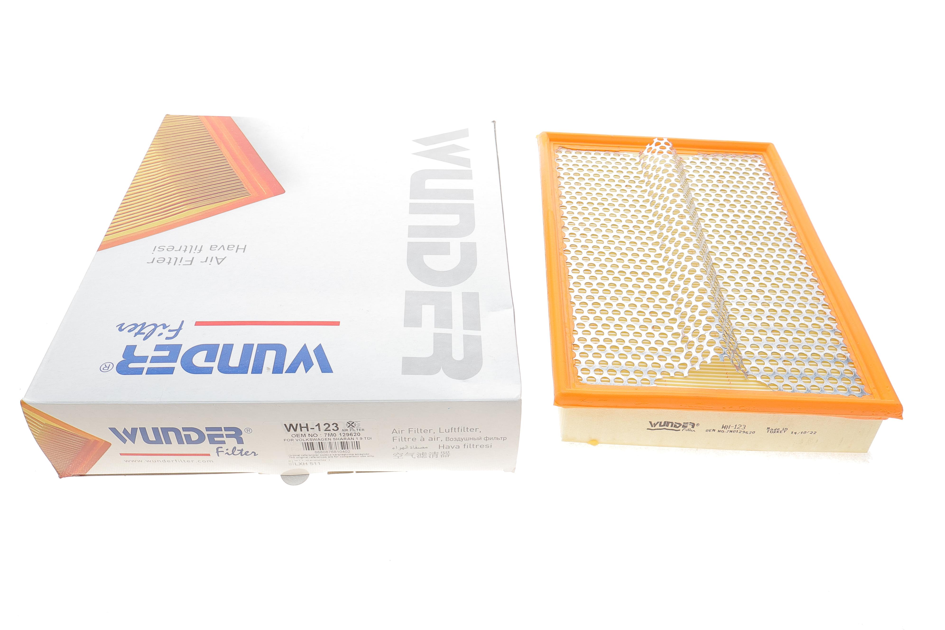 Фільтр повітряний VW Sharan 95-10 (з поролоном)