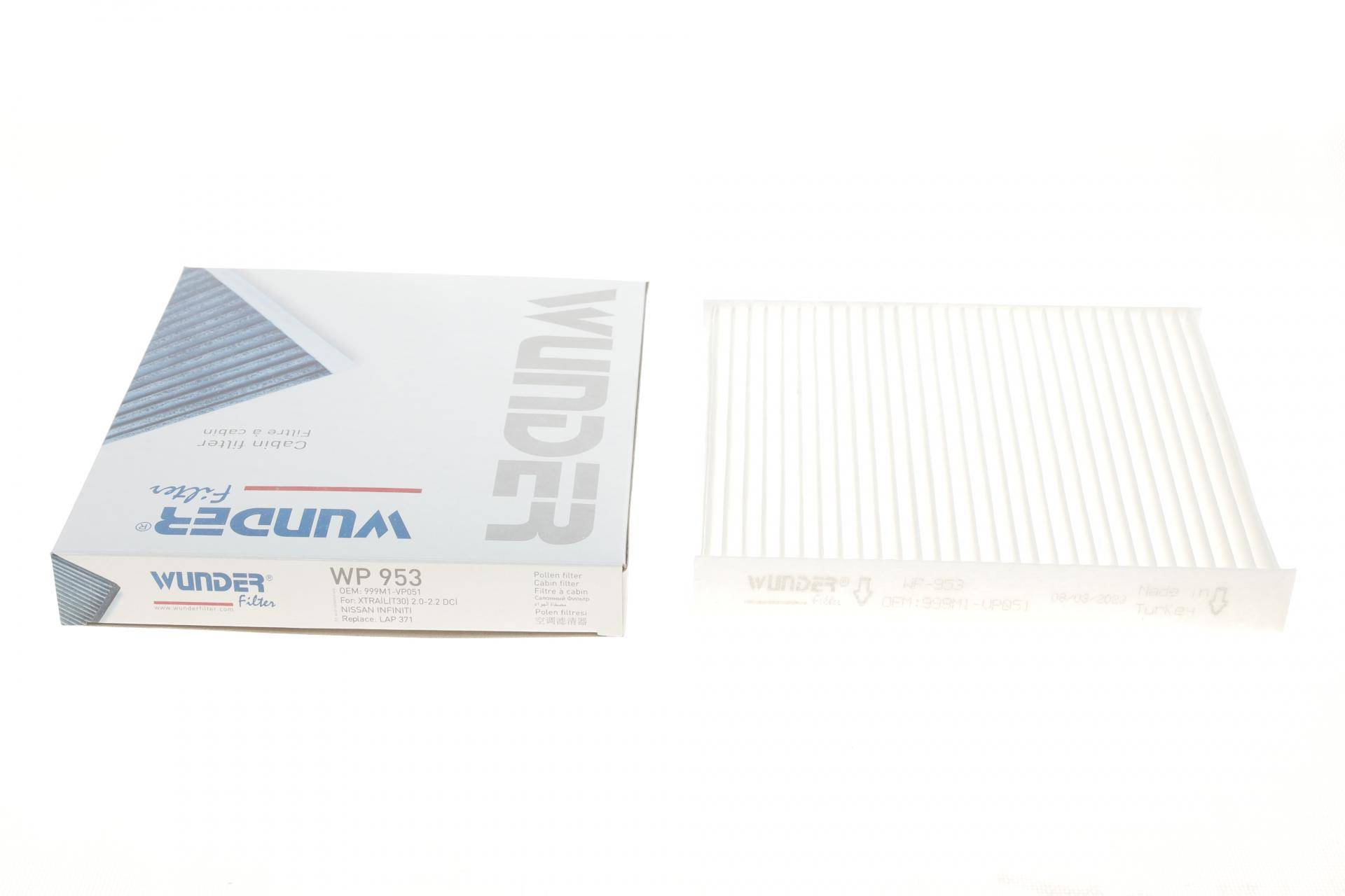 Фільтр салону Nissan X-trail 01-/ Murano 03-/ Infiniti EX 08-/ FX 03-