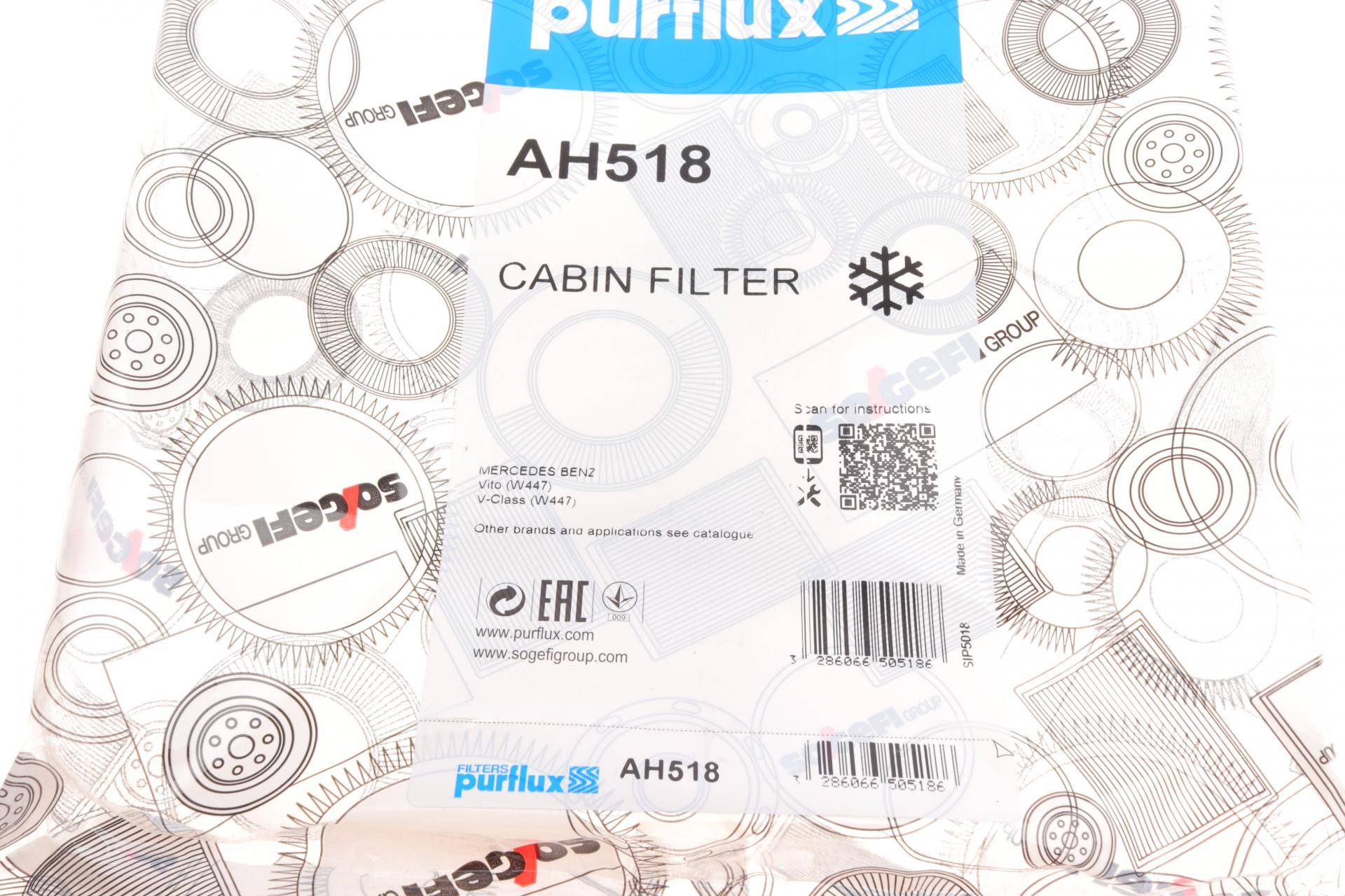 Фільтр салону MB Vito (W447) 14-