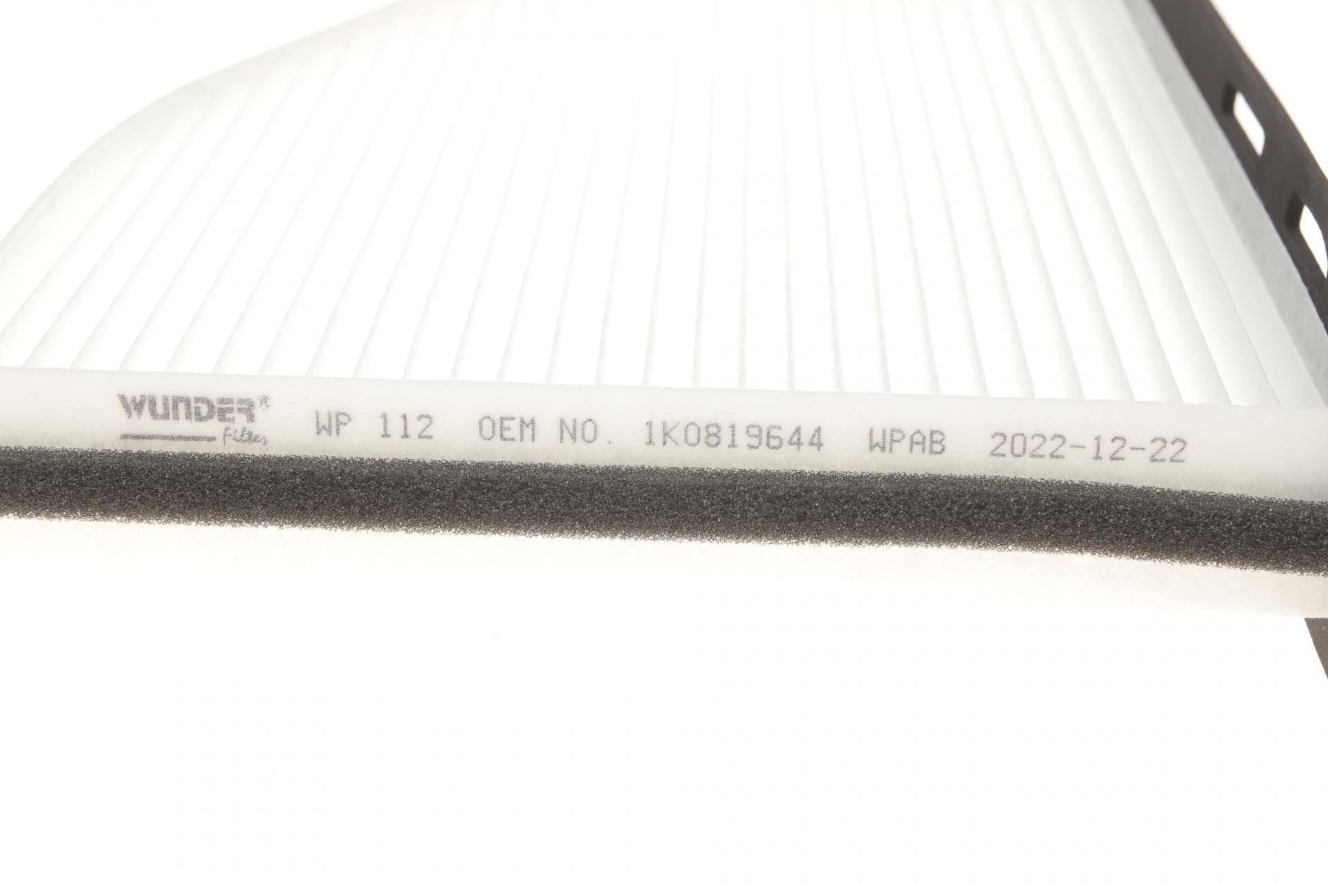 Фільтр салону VW Caddy 1.9TDI 03-