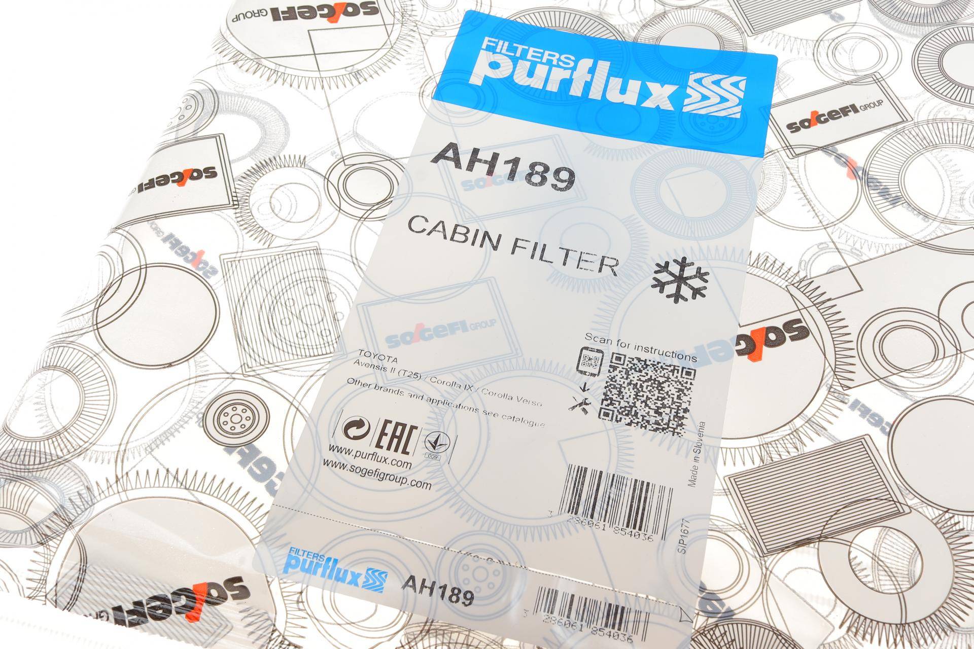 Фільтр салону Toyota Avensis/Corolla 00-