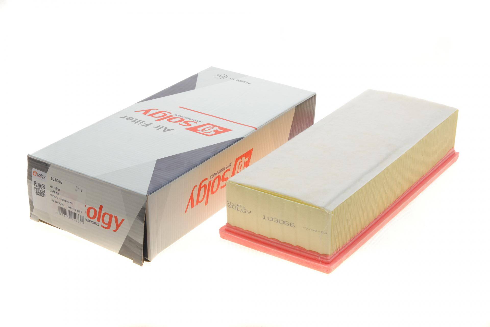 Фільтр повітряний VW Caddy 1.9TDI 03- (з поролоном)