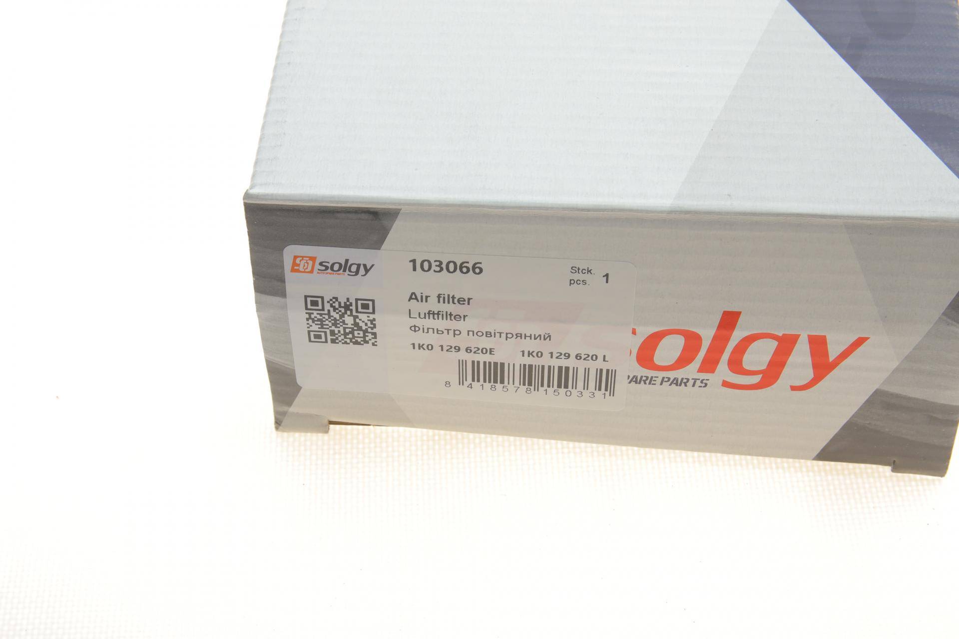 Фільтр повітряний VW Caddy 1.9TDI 03- (з поролоном)