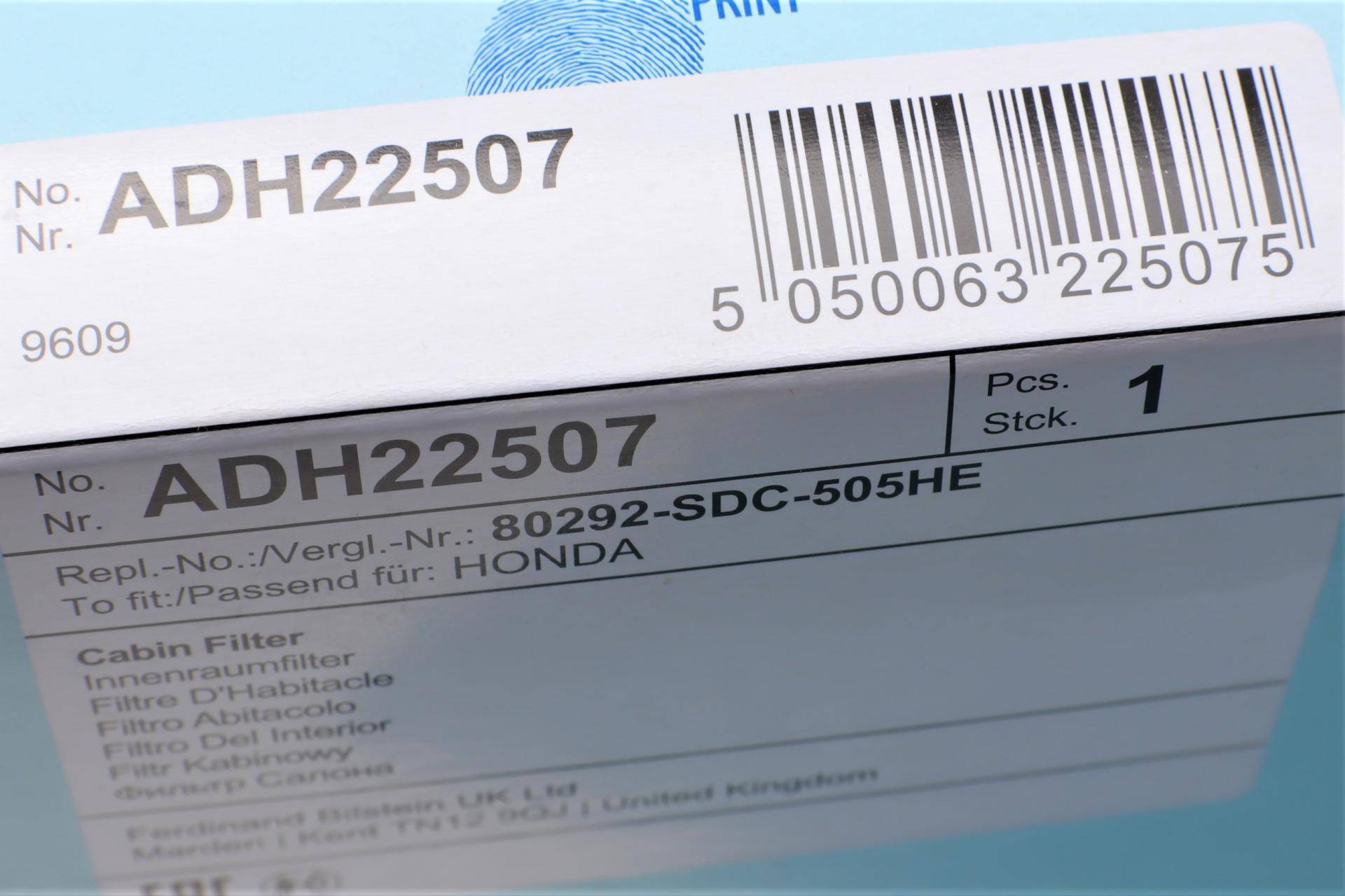 Фільтр салону Honda Accord/Civic 1.3HYBRID-2.4 03-