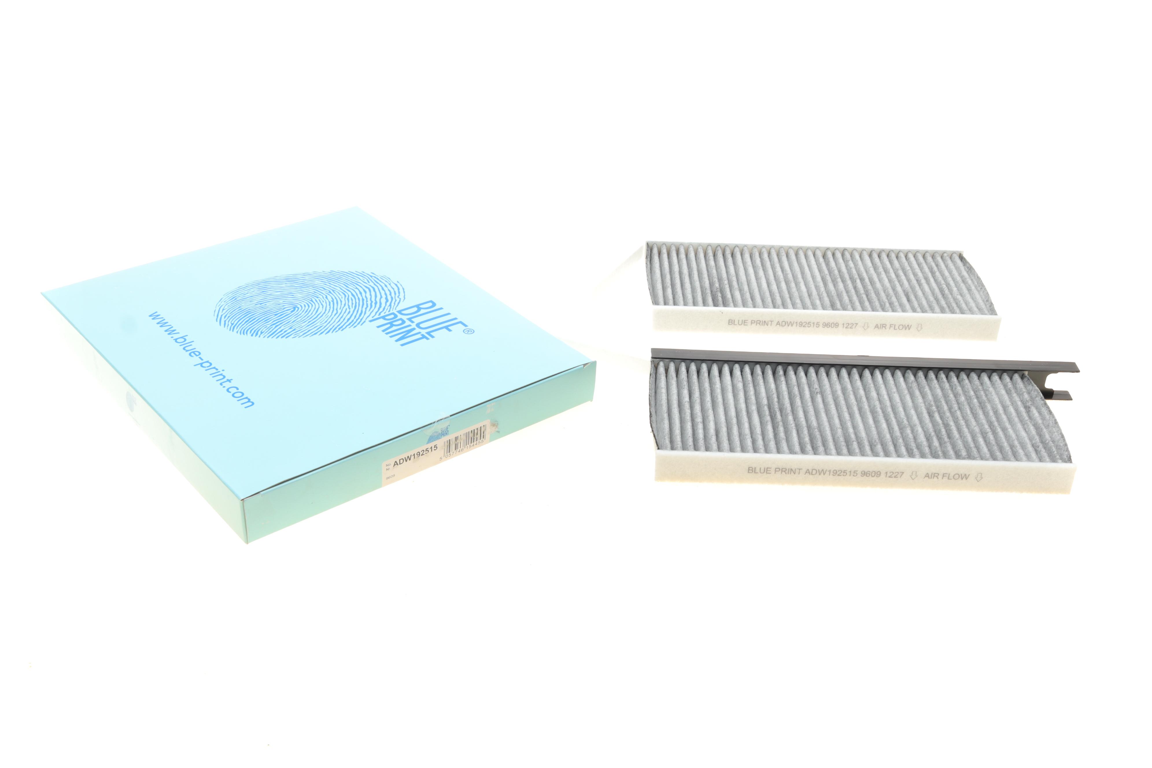 Фільтр салону Renault Kangoo 08-/ Master 10- (вугільний) (к-кт 2шт)