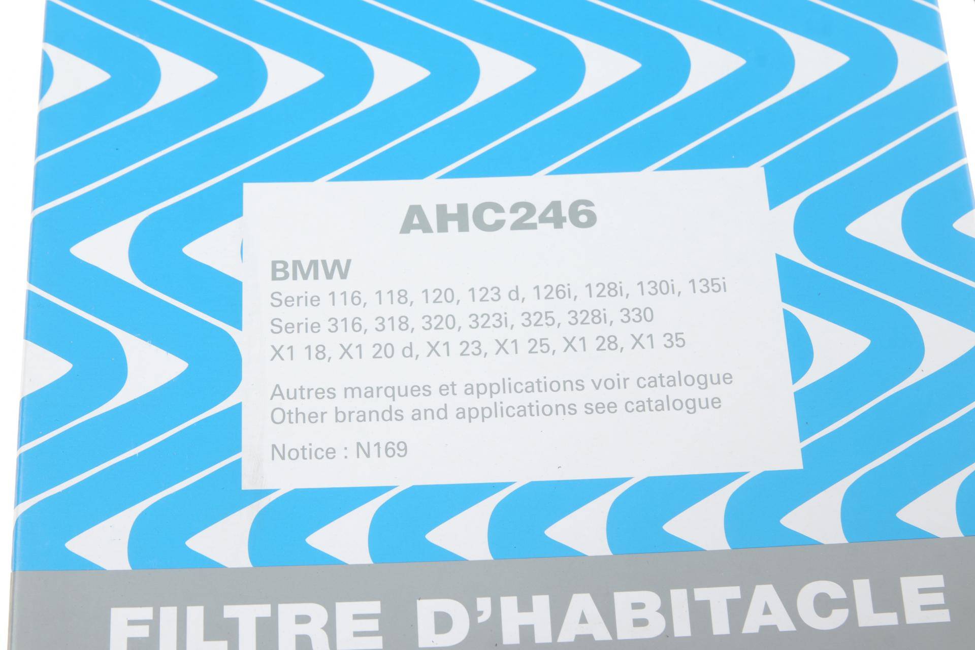 Фільтр салону BMW 3 (E90)/X1 (E84) 03- (вугільний)