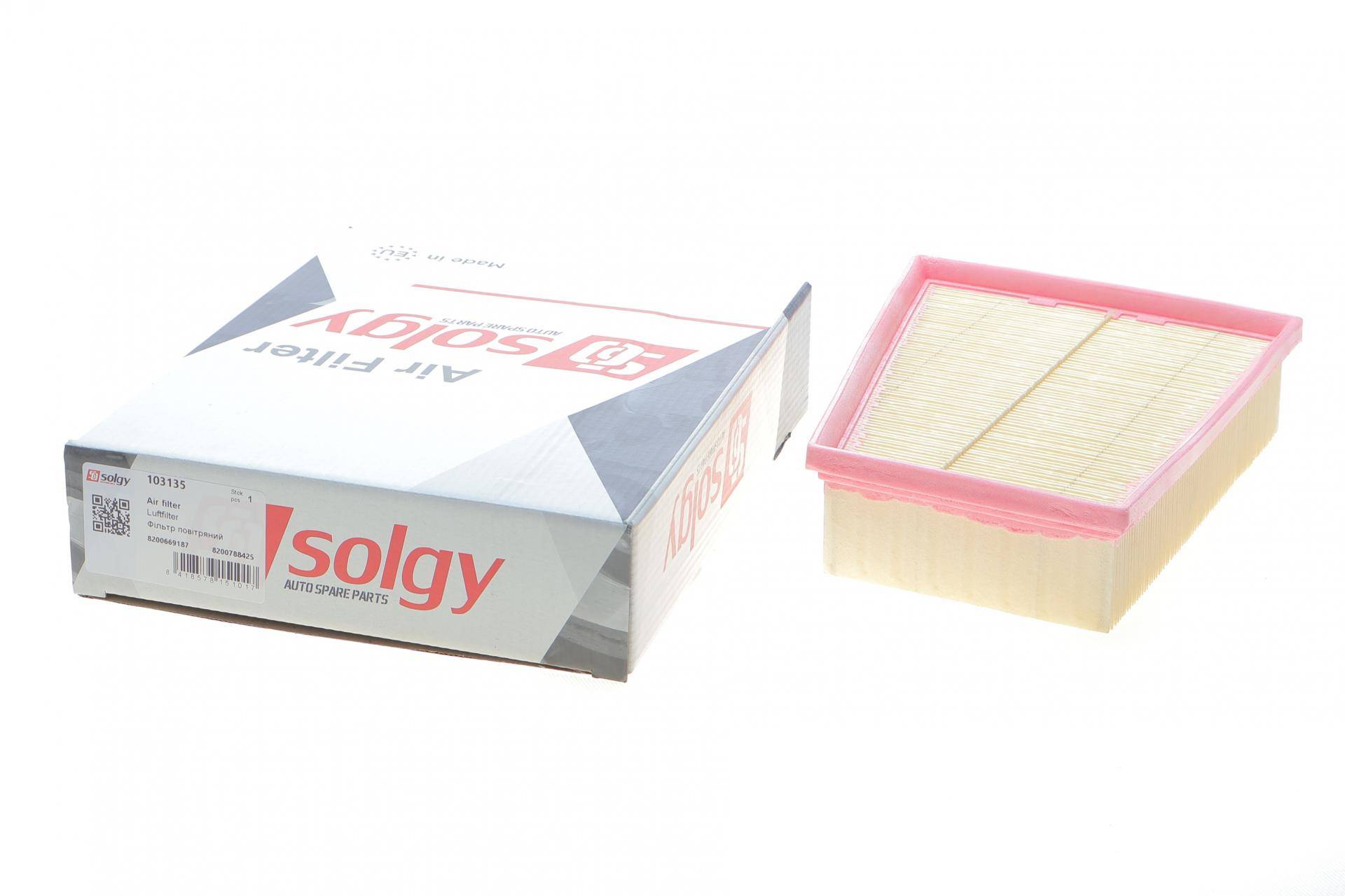 Фільтр повітряний Renault Kangoo 1.2TCe/1.5dCi/1.6 8V 08-/MB Citan 1.5CDI OM607/OM608/1.2 M200 12-