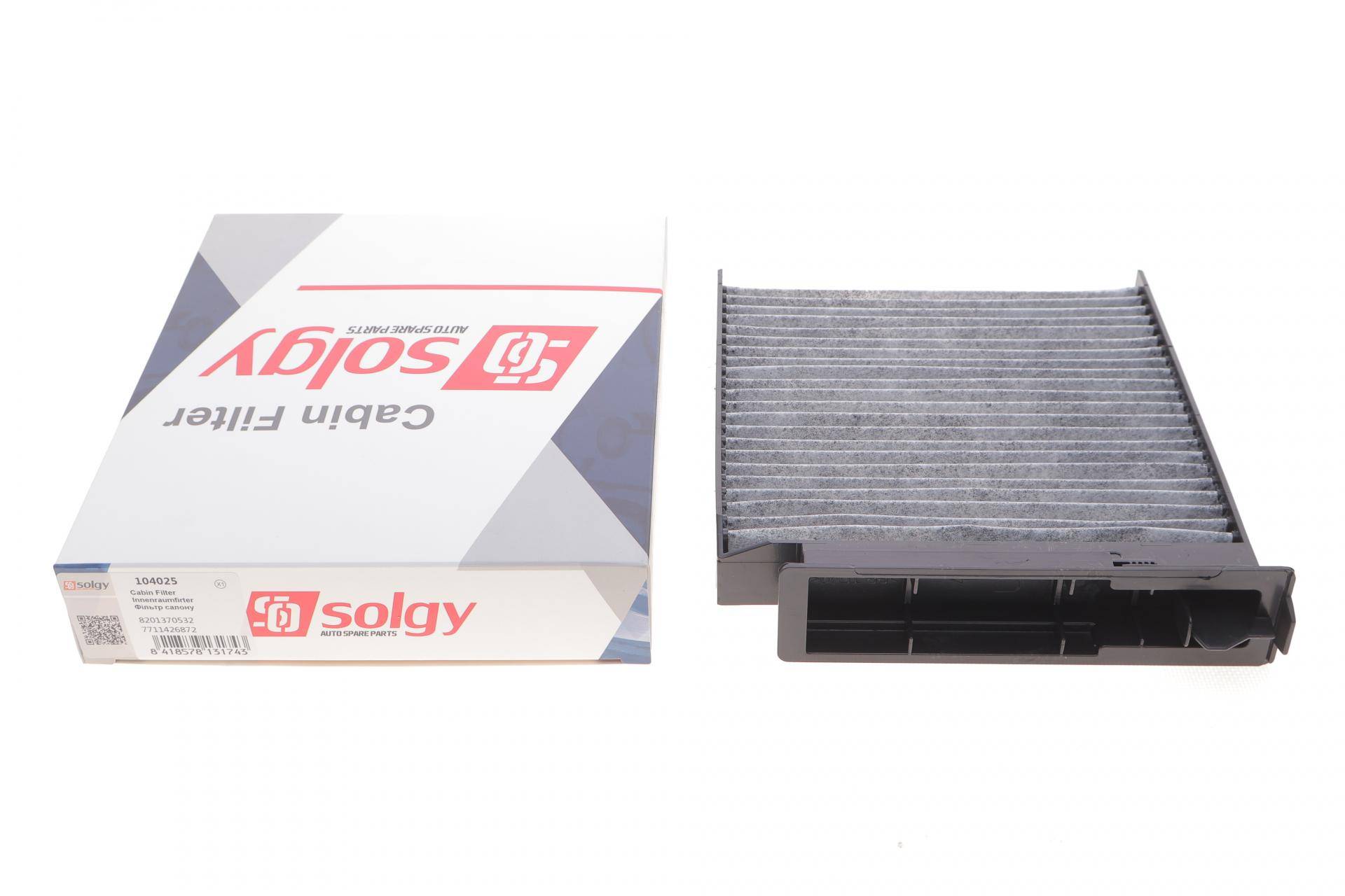 Фільтр салону Renault Clio/Dacia Logan 04- (вугільний)