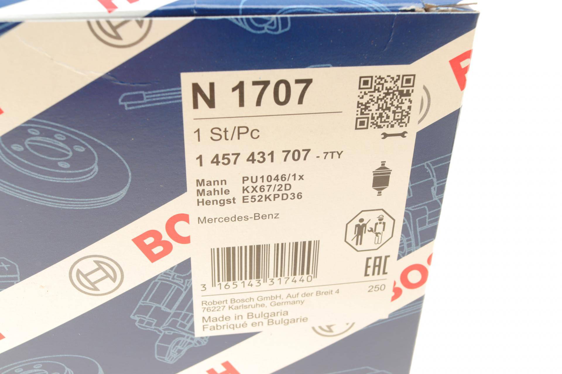 Фільтр паливний MB Vario/Atego OM904