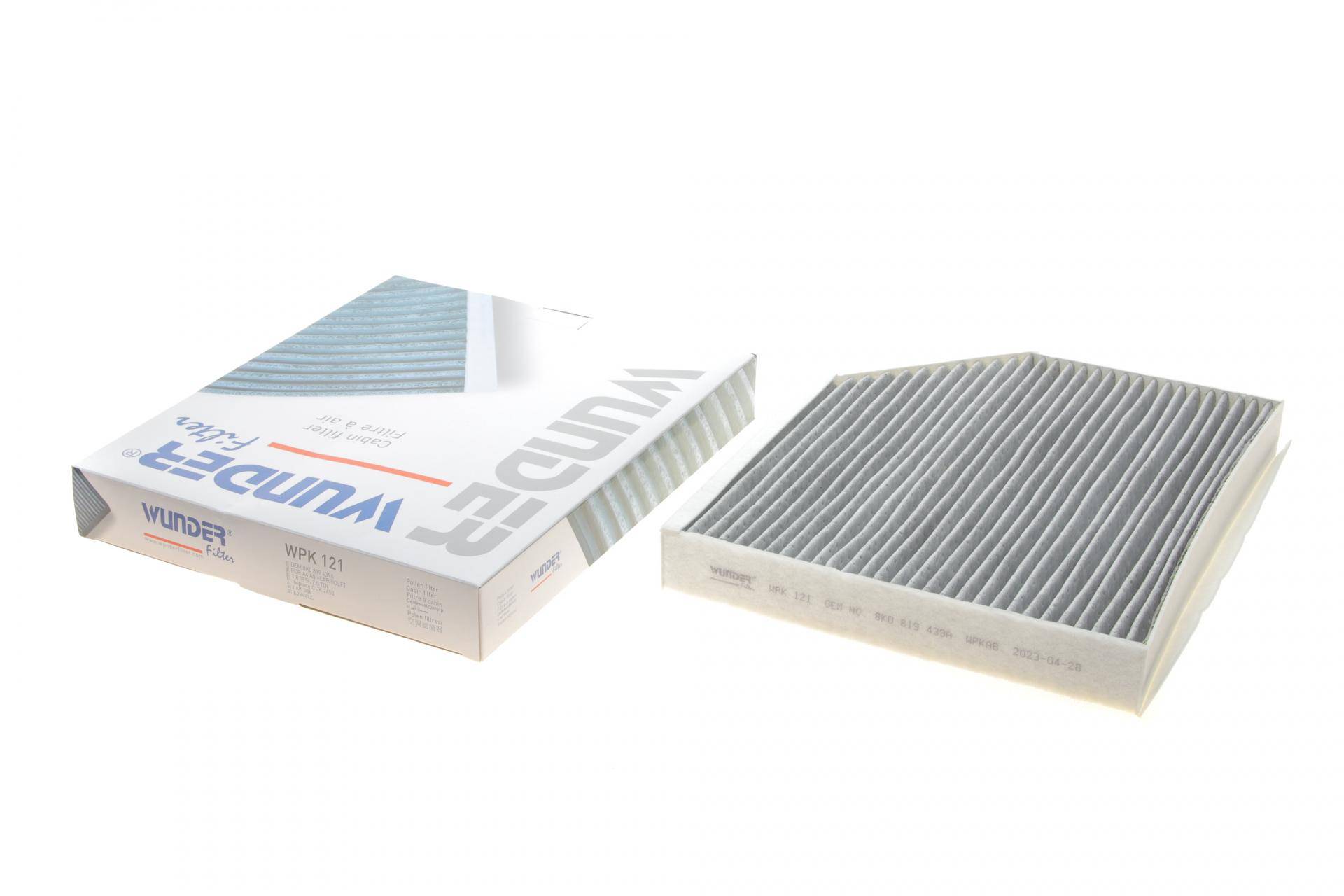 Фільтр салону Audi A4/A6 1.8-4.2TFSI 07- (вугільний)