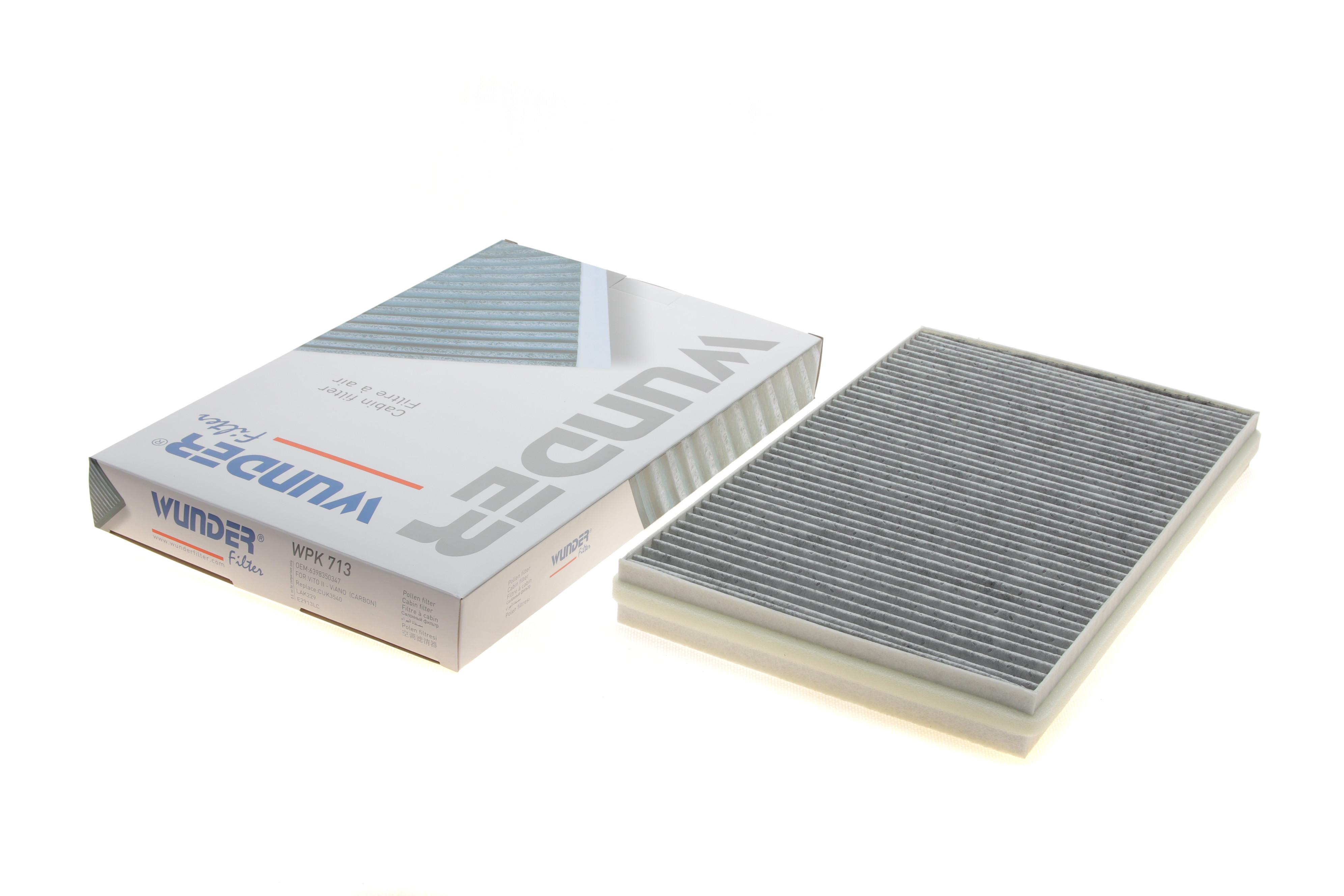 Фільтр салону MB Vito (W639) 03- (вугільний)