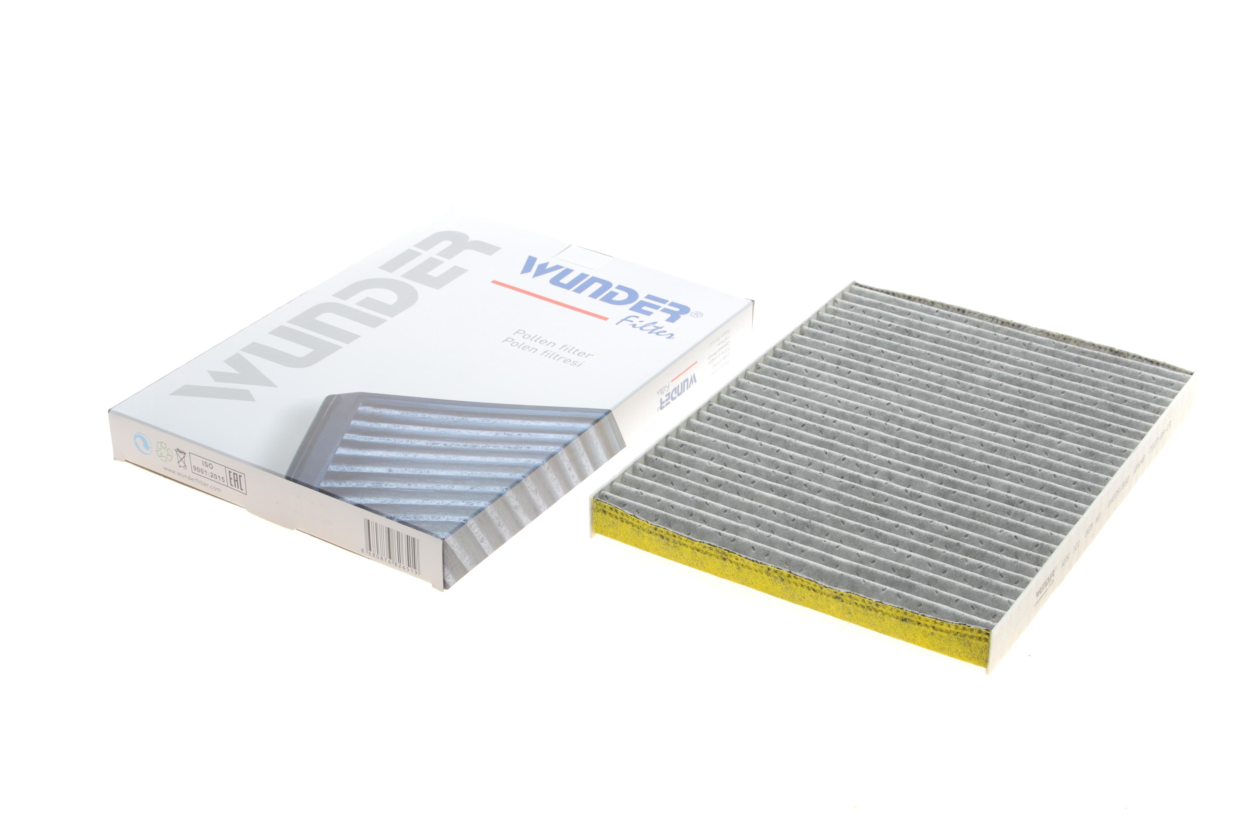 Фільтр салону VW Golf 1.6/1.8/1.9SDI/1.9TDI/2.0-16V 97- (вугільний)