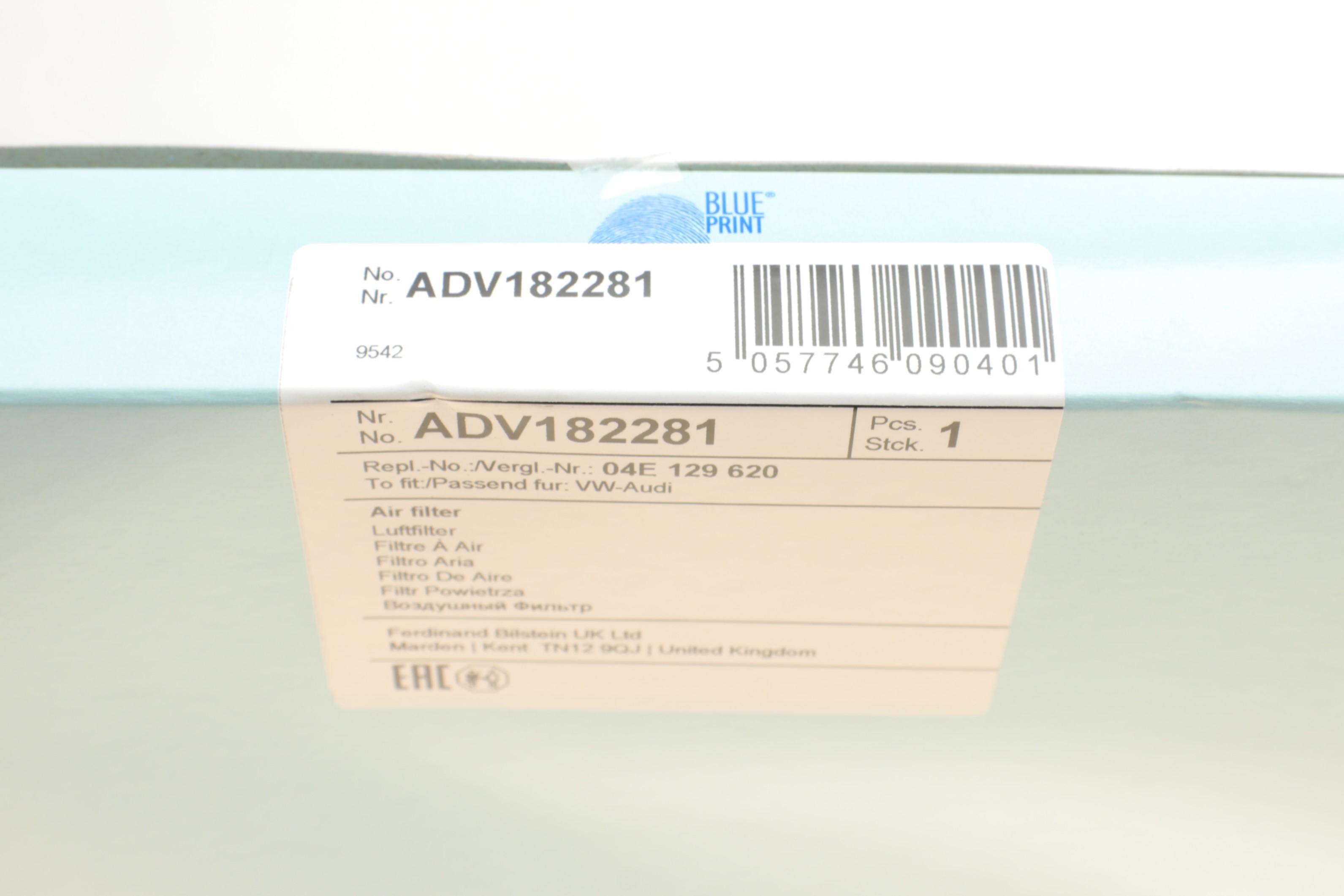 Фільтр повітряний Audi A3/Q3/Skoda Octavia/Rapid/SuperB/VW Caddy/Golf/Passat/Sharan 1.2/1.4TSI 11-