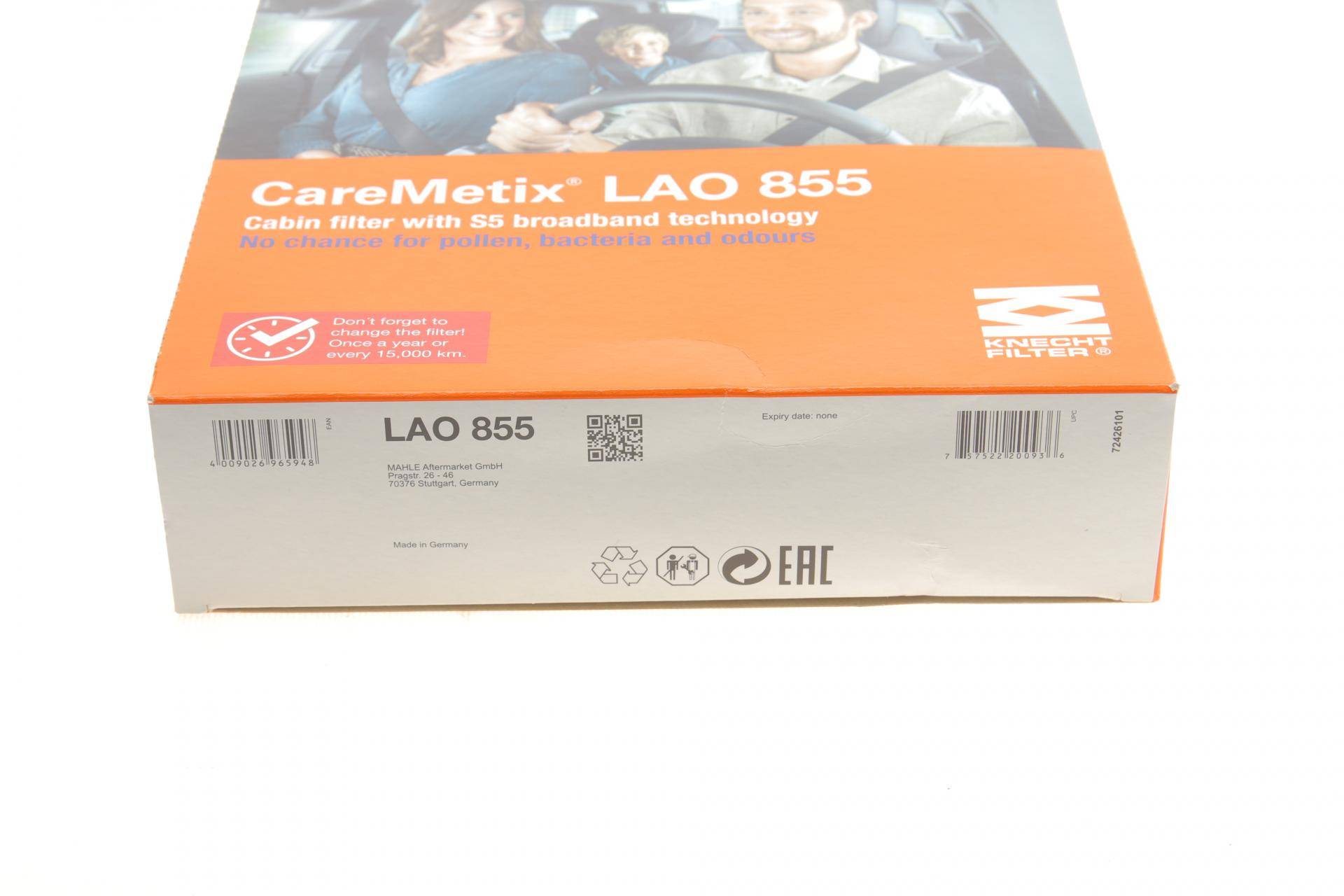 Фільтр салону Porsche Cayenne/VW Touareg 3.0D-4.8 10- (антиалергенний)