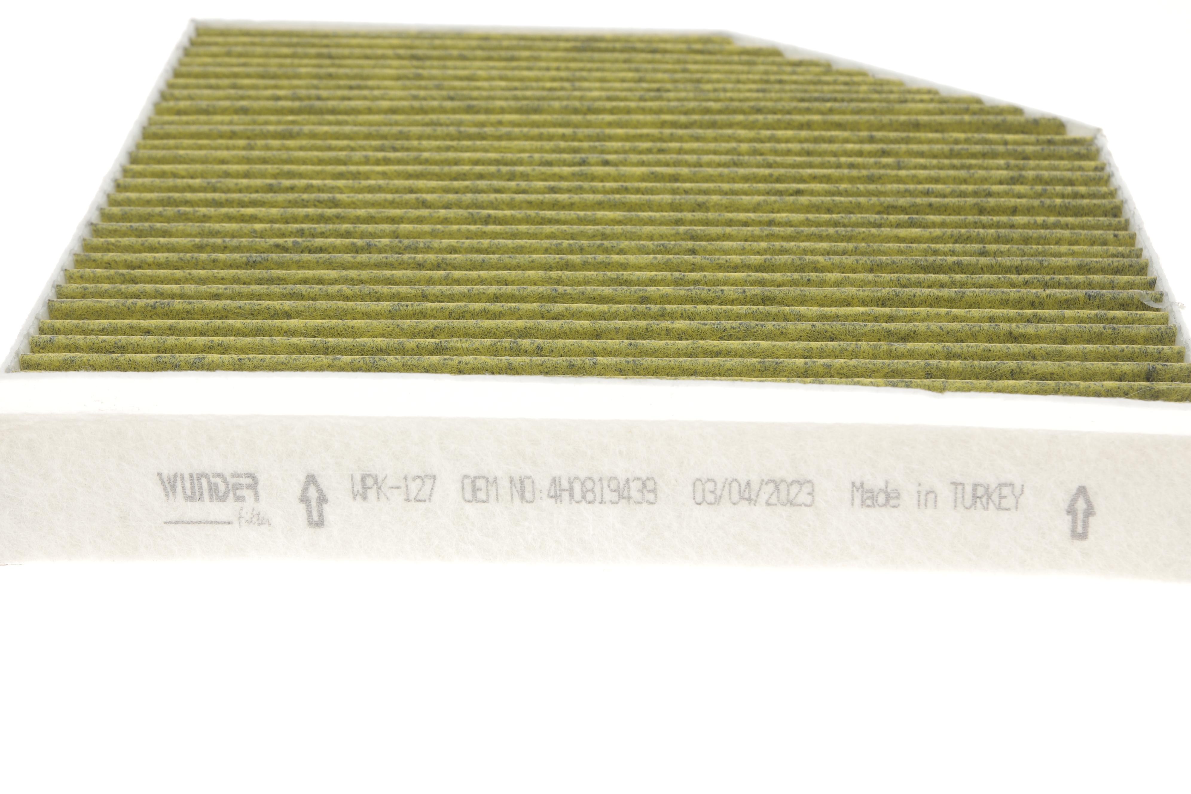 Фільтр салону Audi A6/A7/A8 10- (вугільний)