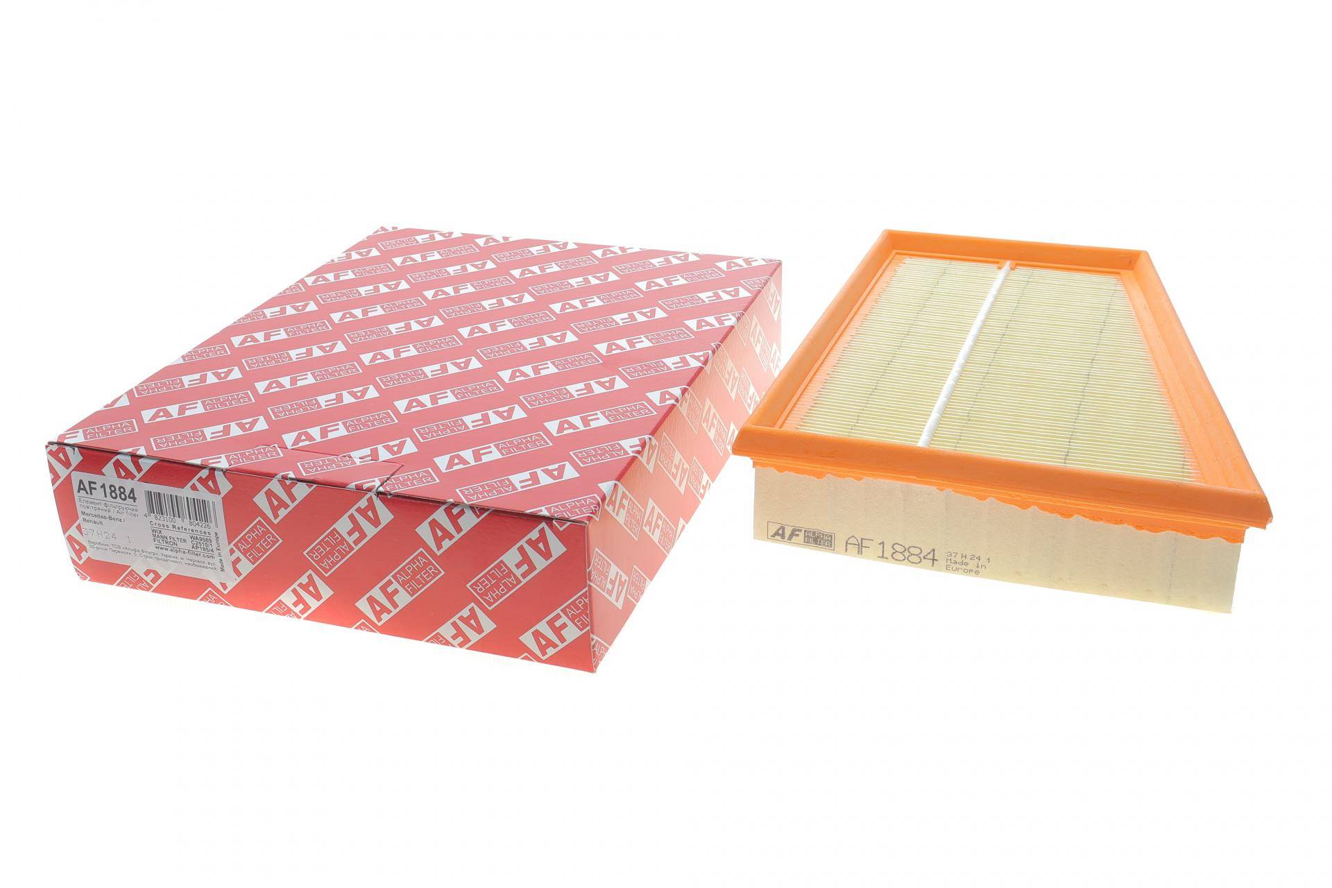 Фільтр повітряний Renault Kangoo 1.2TCe/1.5dCi/1.6 8V 08-/MB Citan 1.5CDI OM607/OM608/1.2 M200 12-