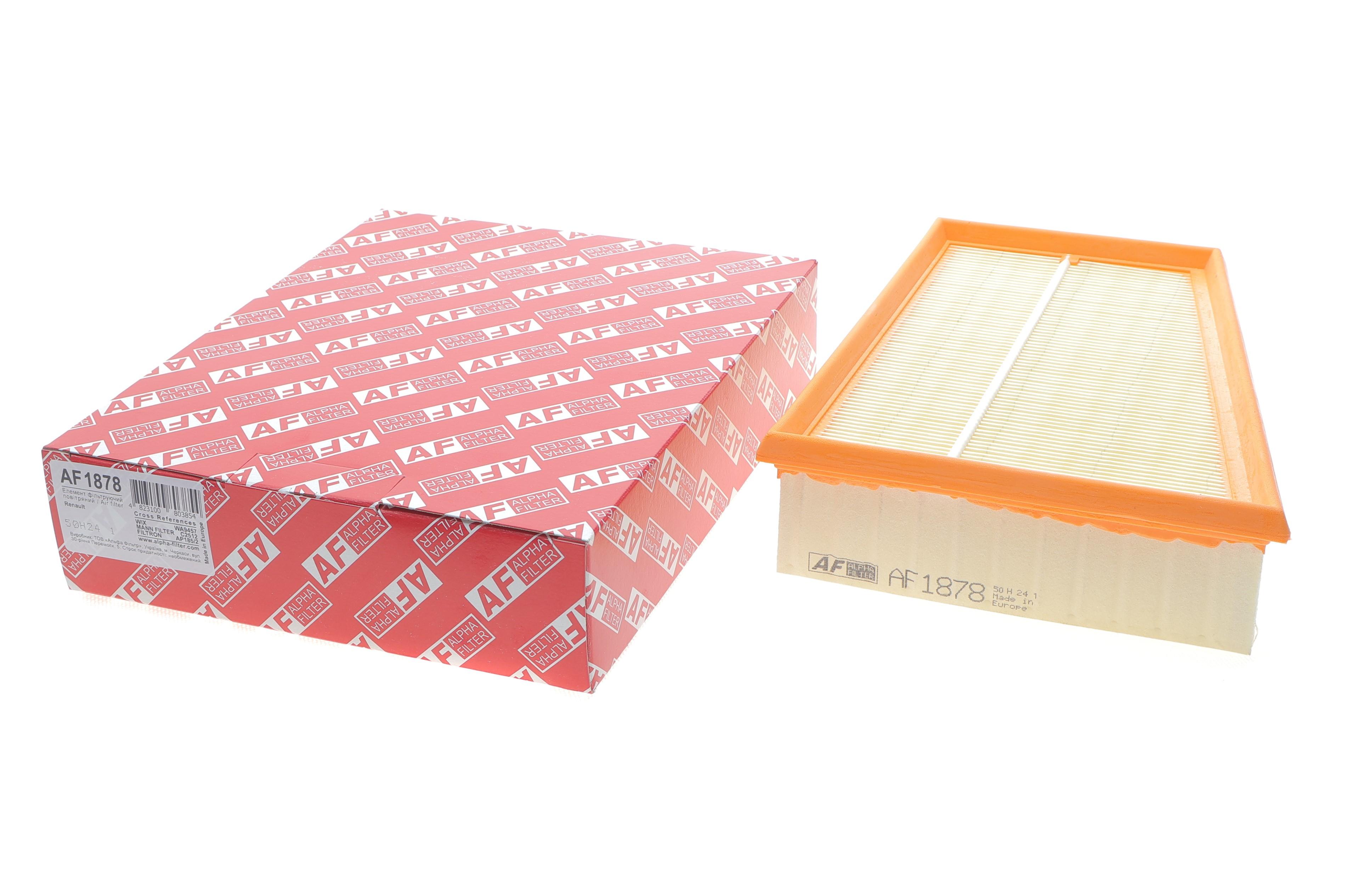 Фільтр повітряний Renault Megane 1.5dCi/1.6 16V 02-10/Scenic 1.5dCi/1.6 Hi-Flex/1.6 16V/2.0 16V 03-1