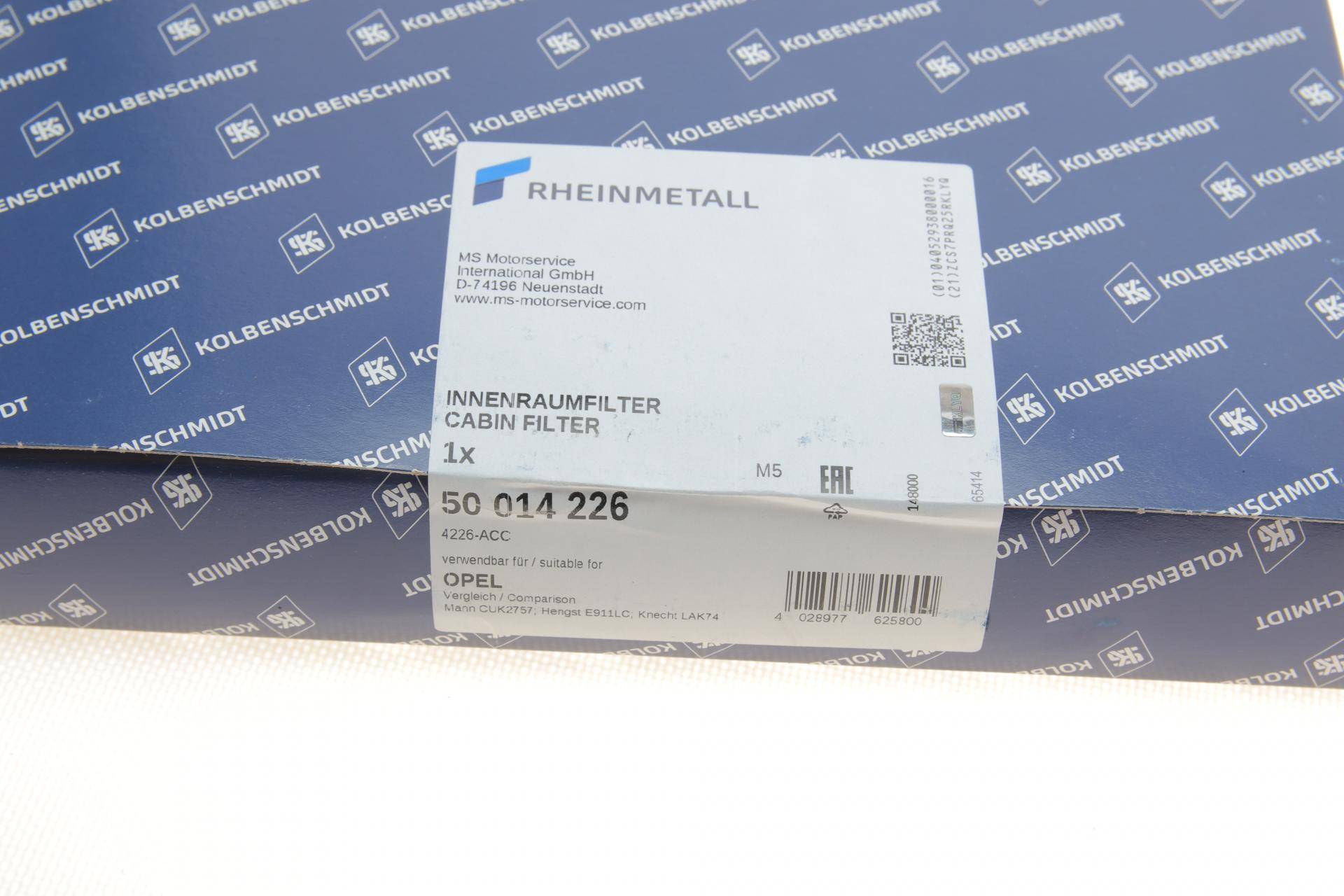 Фільтр салона Opel Astra 98-09 (вугільний)