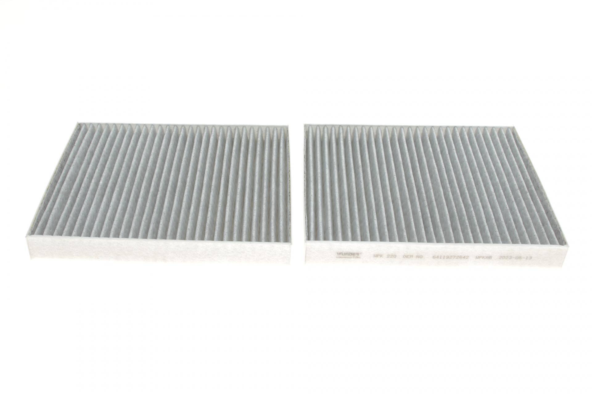 Фільтр салону BMW 5/7 10- (вугільний)