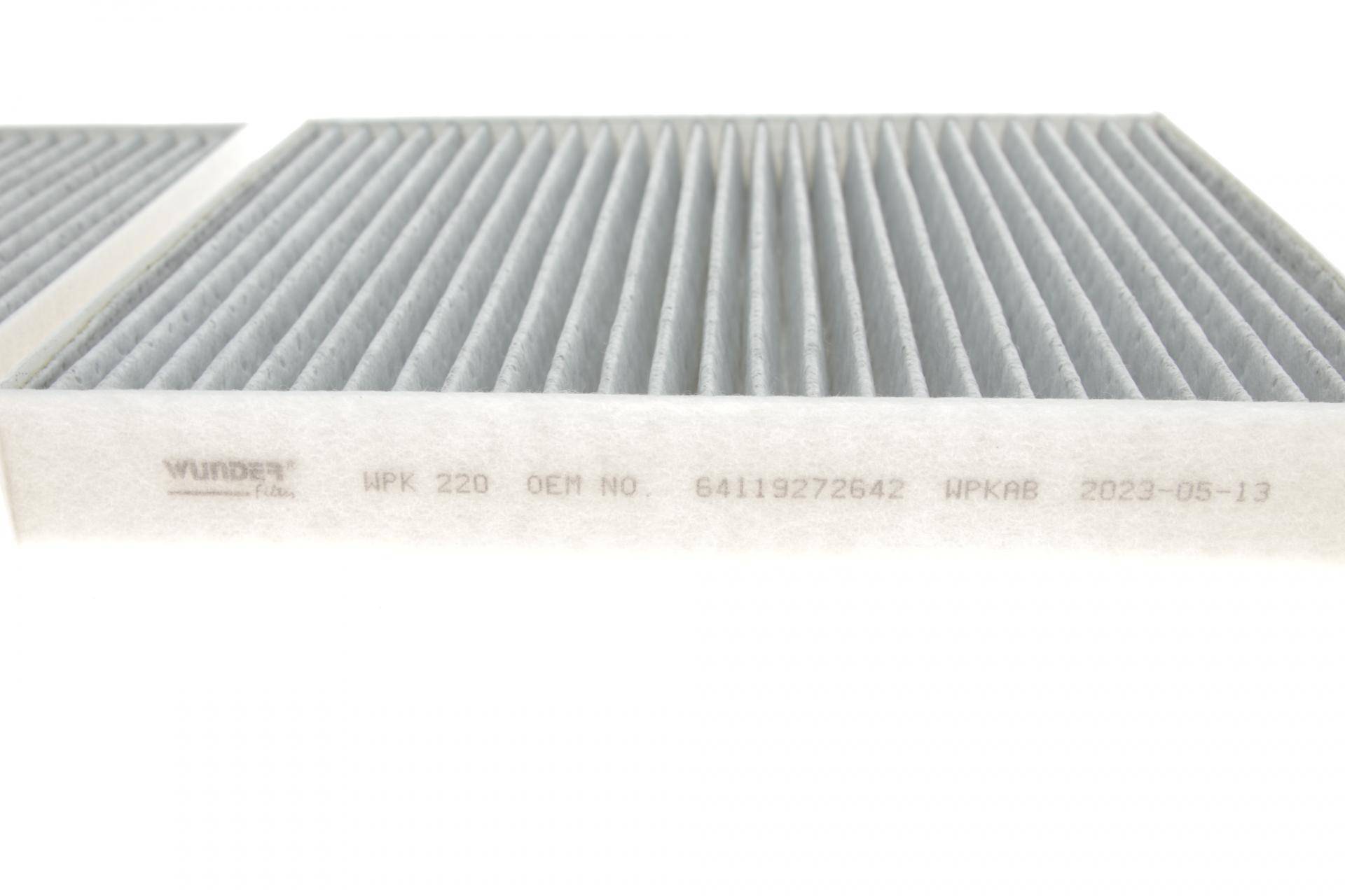 Фільтр салону BMW 5/7 10- (вугільний)