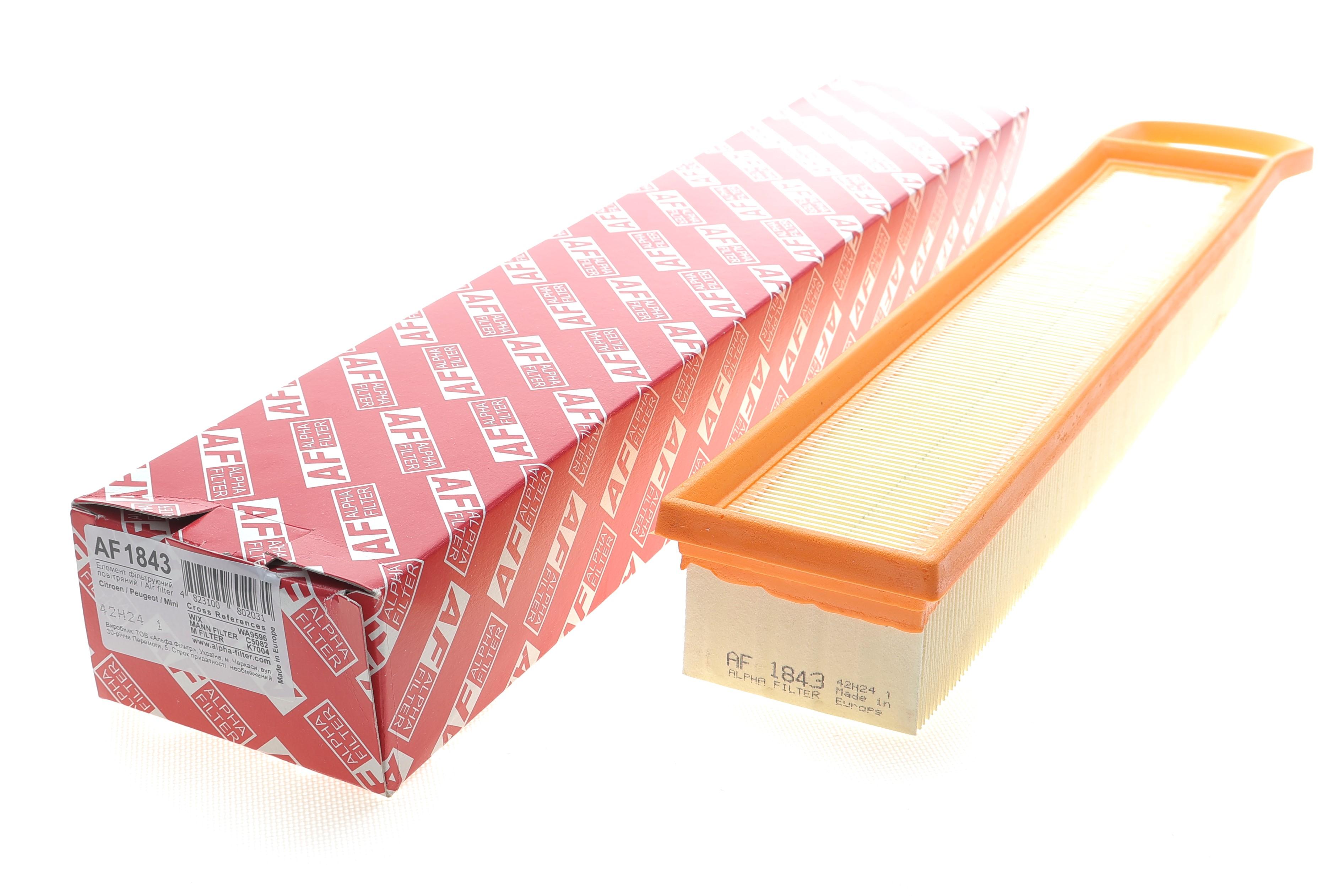 Фільтр повітряний Citroen C3/C4/Peugeot 207/208/308/3008/508 1.4-1.6 10-18/Mini Cooper 1.6 09-13