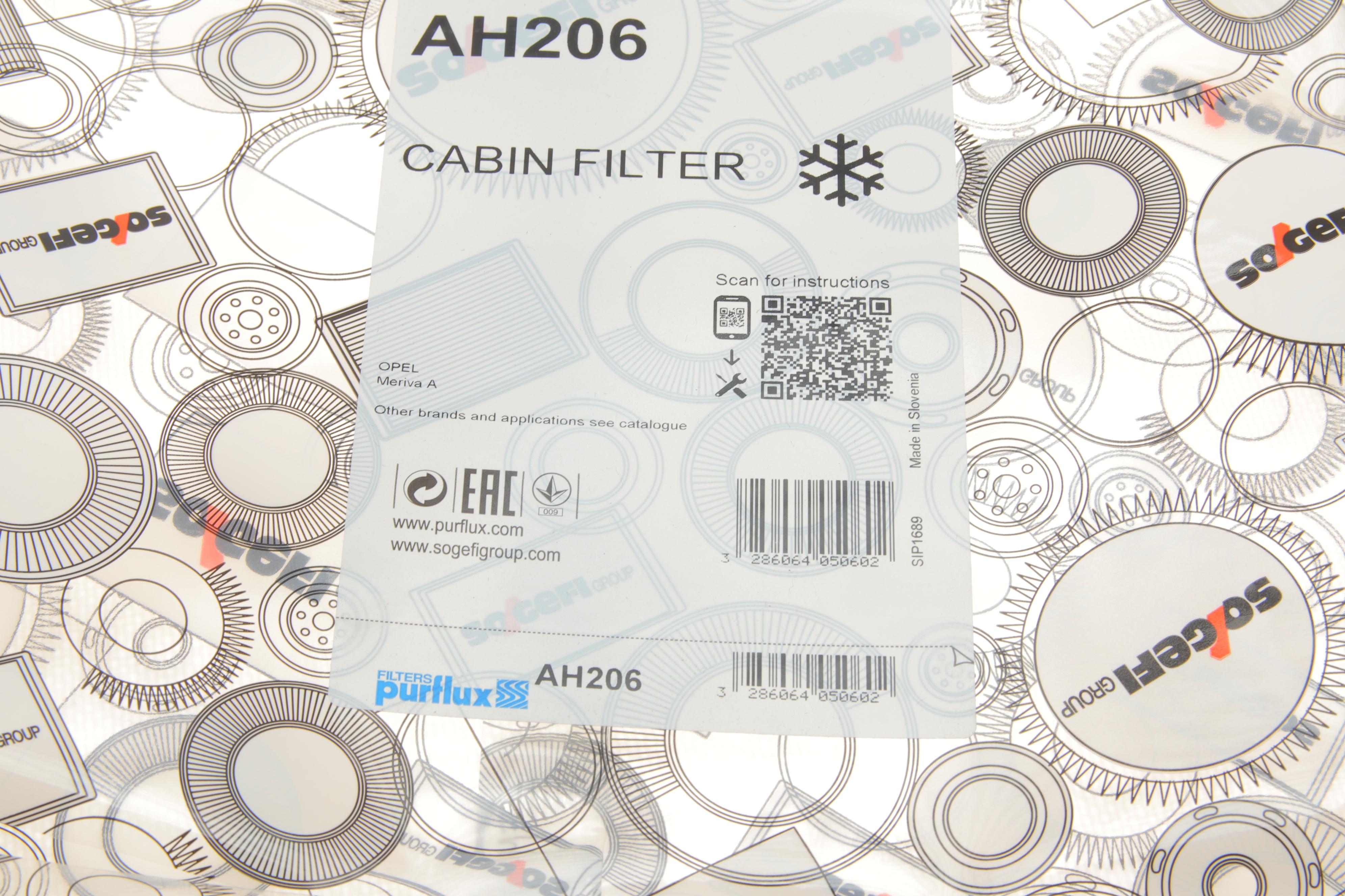 Фільтр салону Opel Meriva A 03-10