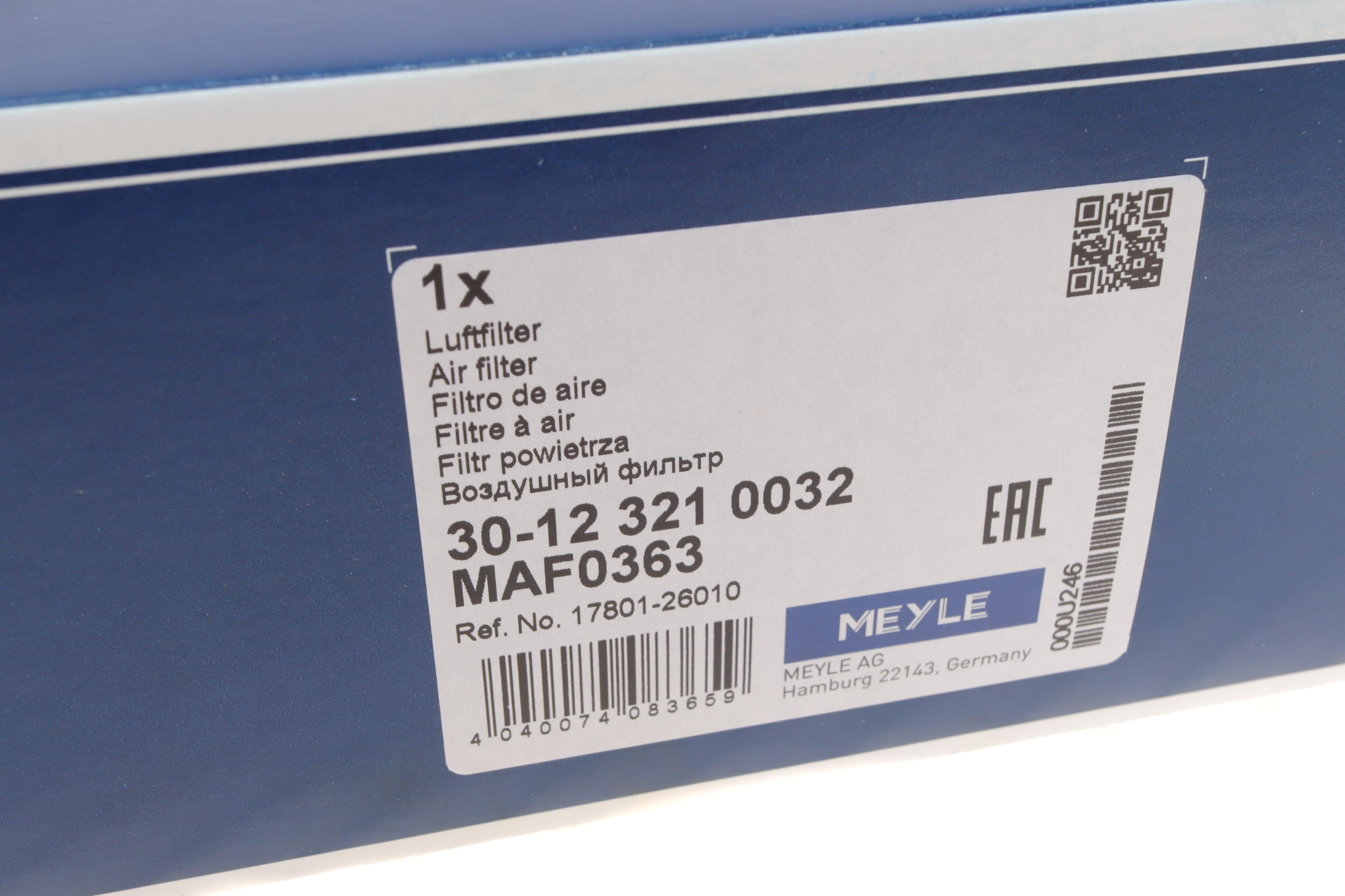 Фільтр повітряний Lexus IS II/Toyota Rav4 III/IV 2.0D/2.2D 05-