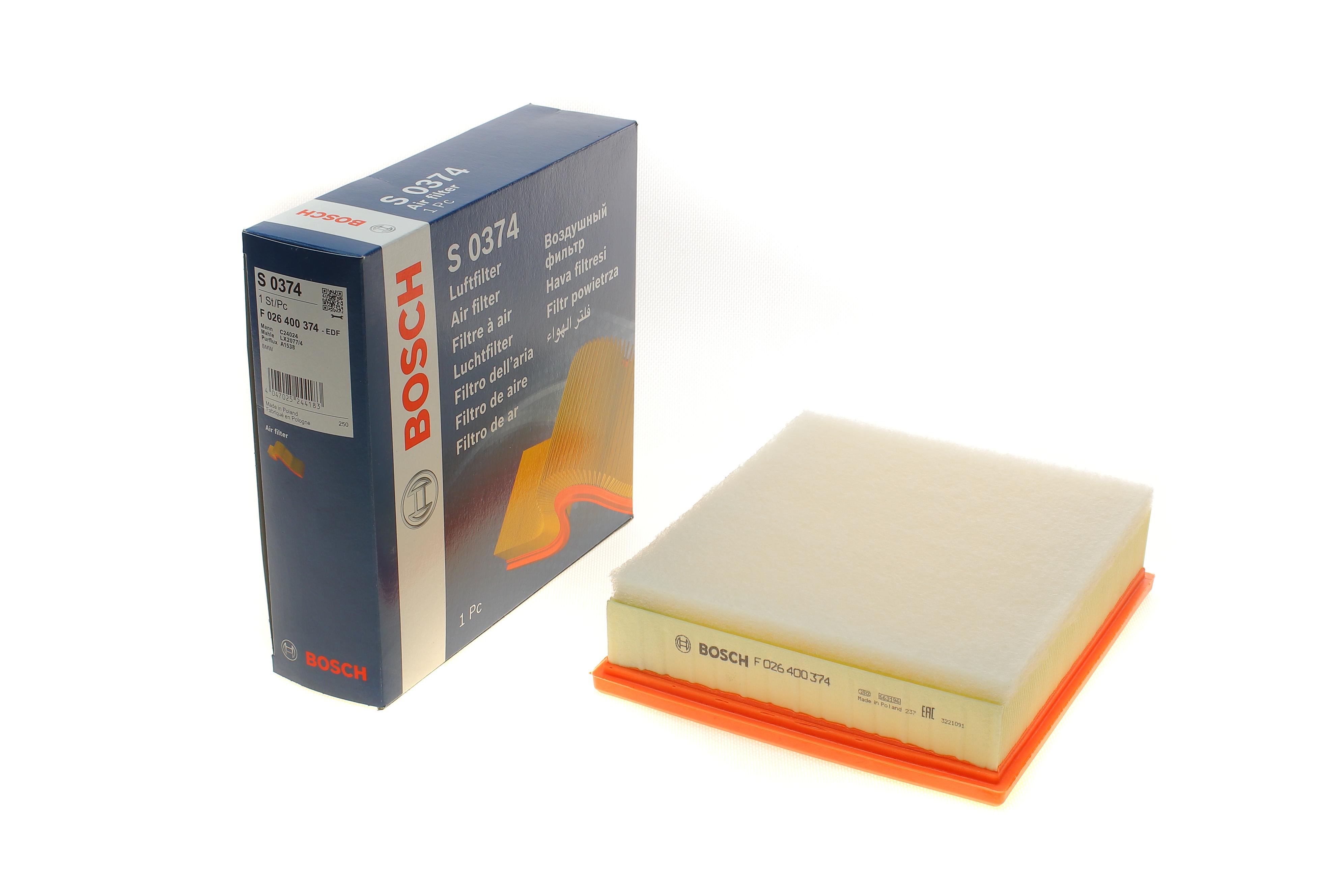 Фільтр повітряний BMW 1 (F21)/3 (F30/F80) 1.6/2.0D 12- (N47/B47)