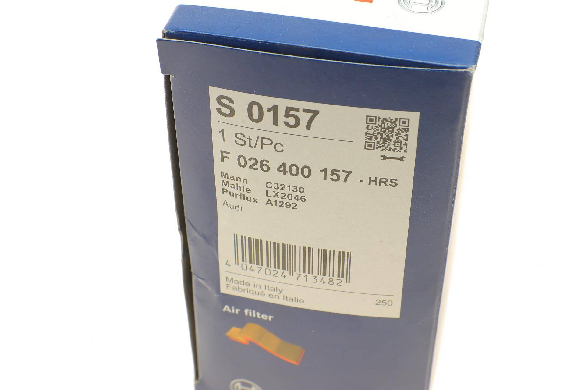 Фільтр повітряний Audi A4/A5 1.8-2.0TFSI 07- (з поролоном)