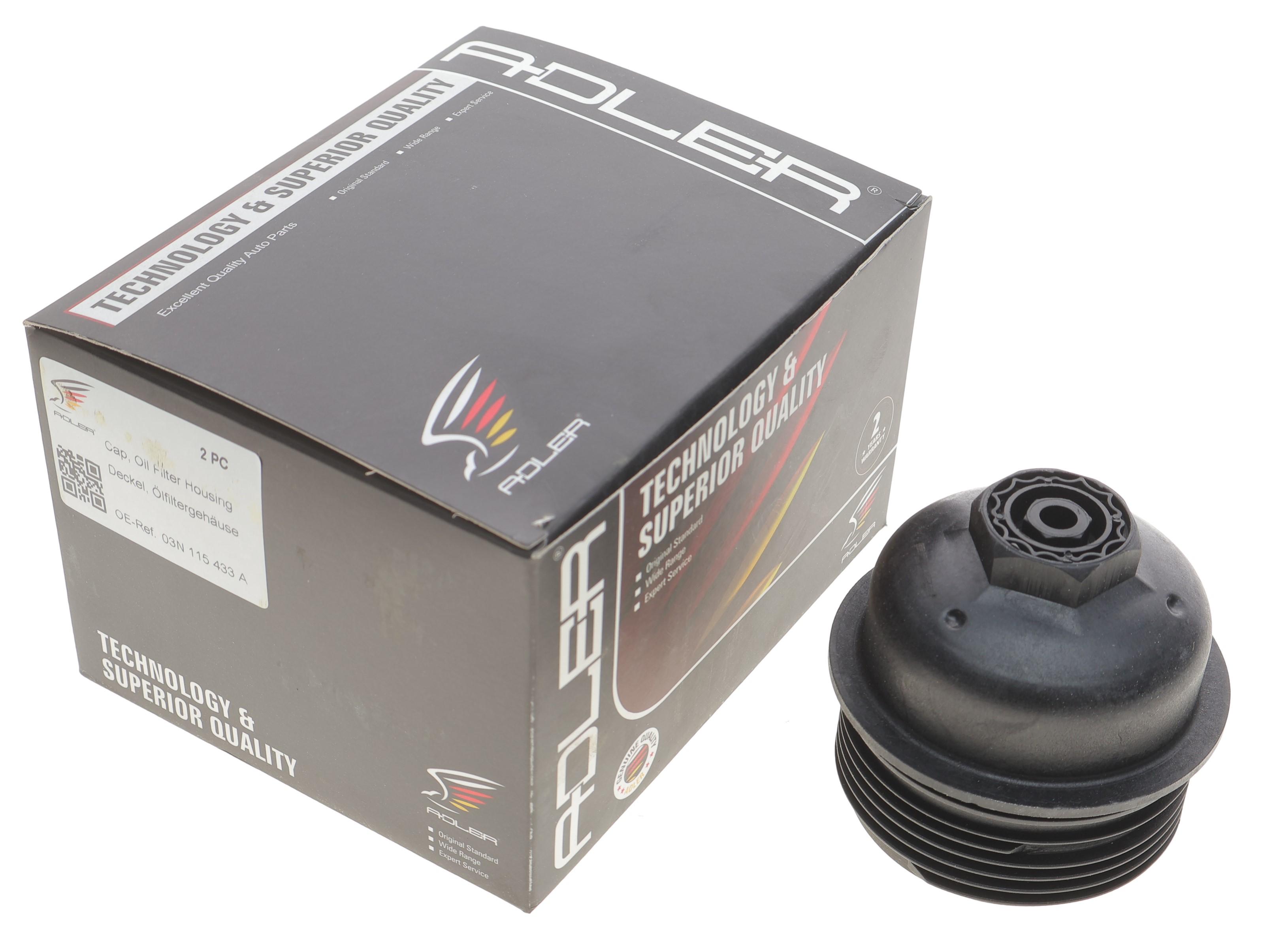 Кришка корпуса фільтра масляного Audi A1/A3/Q2/Q3/Skoda Ocravia/Superb/VW T6 1.6D/2.0D 14-