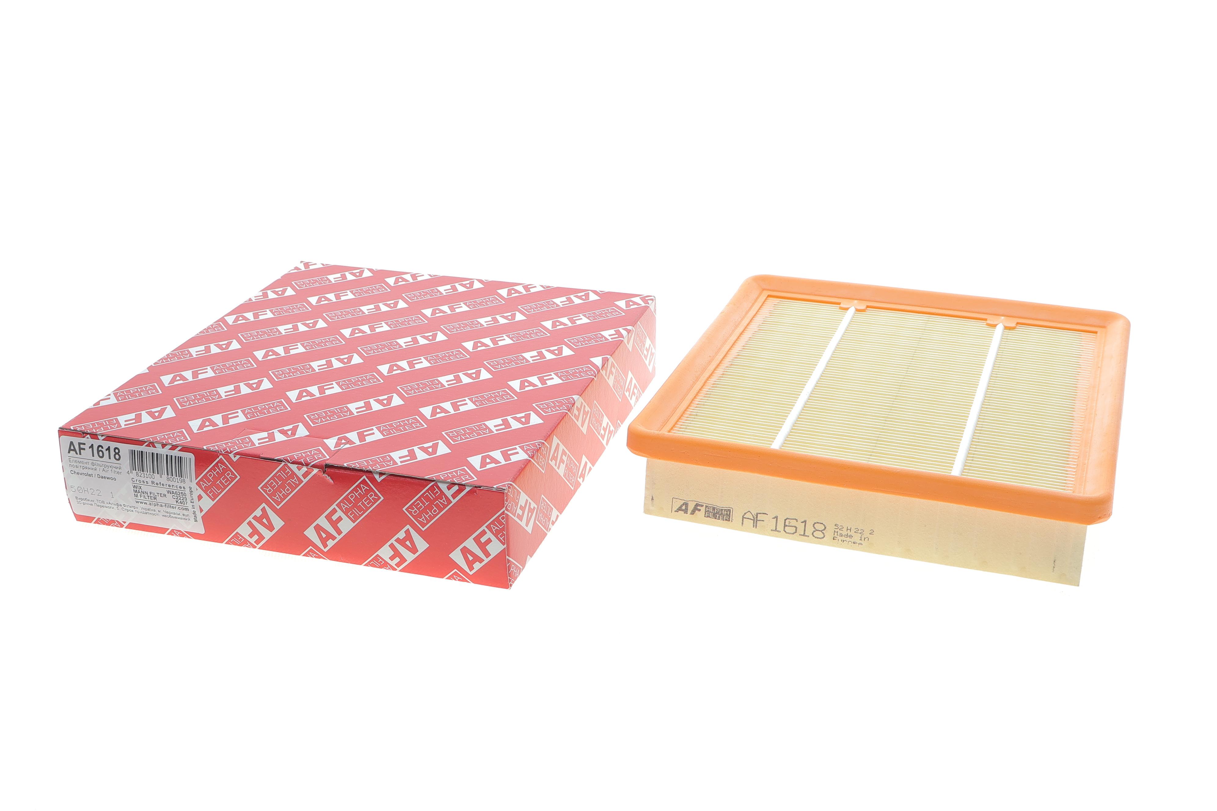 Фільтр повітряний Daewoo Lanos 1.4-1.6 97-10/Nexia 1.5 08-