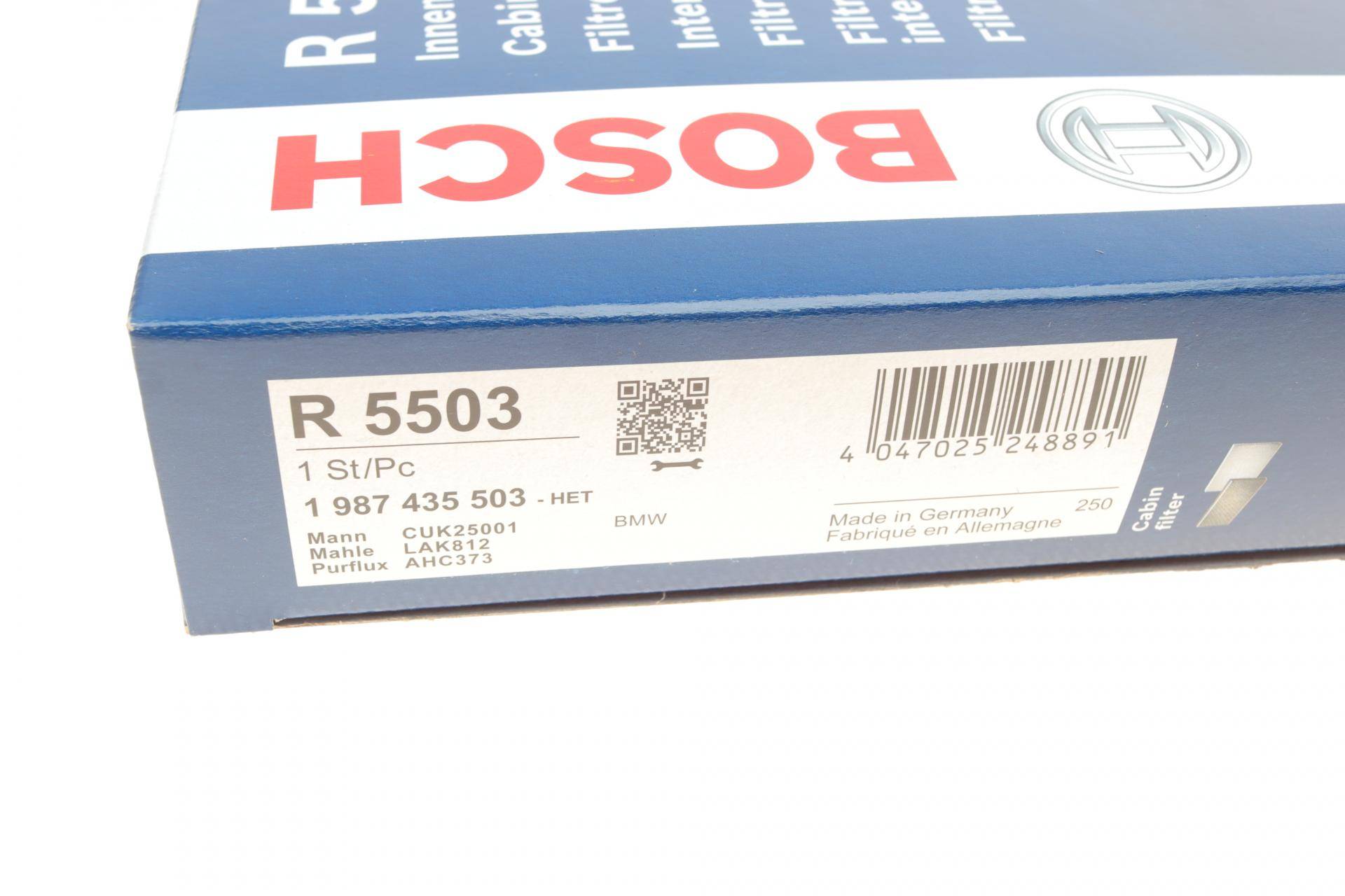 Фільтр салону BMW 3 (F30/F80) 1.6-4.0D 11- (вугільний)