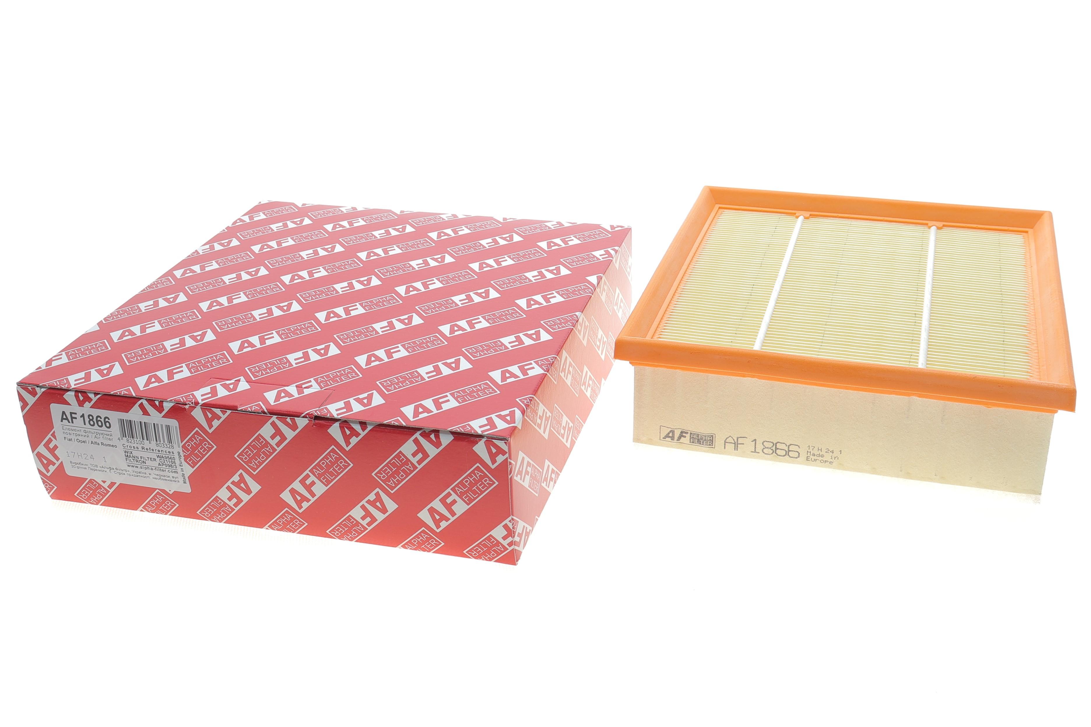 Фільтр повітряний Fiat Punto 1.3D/1.4/1.6/1.9JTD 05-/Doblo/Opel Combo 1.6D/JTD/2.0JTD 10-