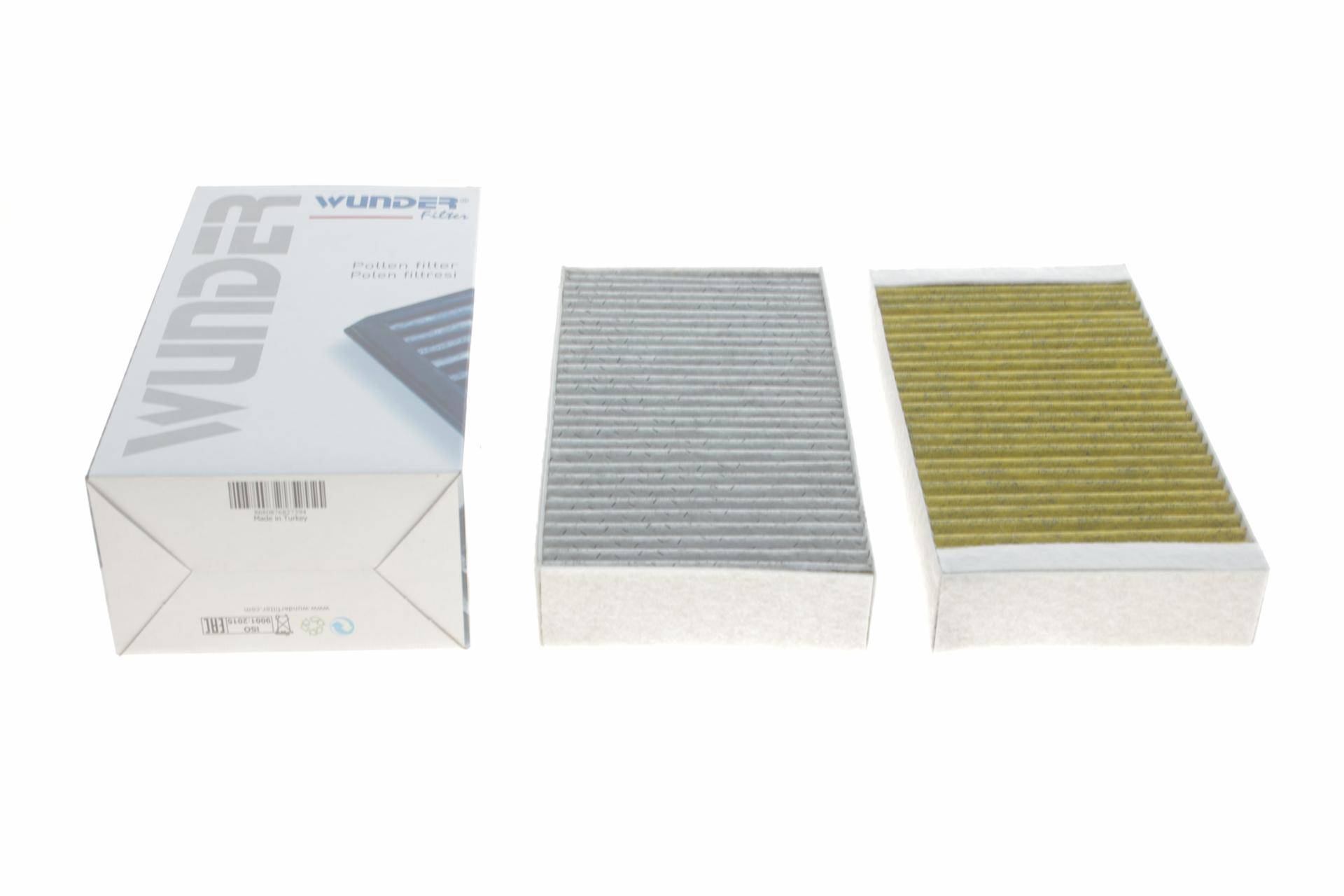 Фільтр салону MB ML (W164) 3.0CDI (вугільний) (к-кт 2 шт.)