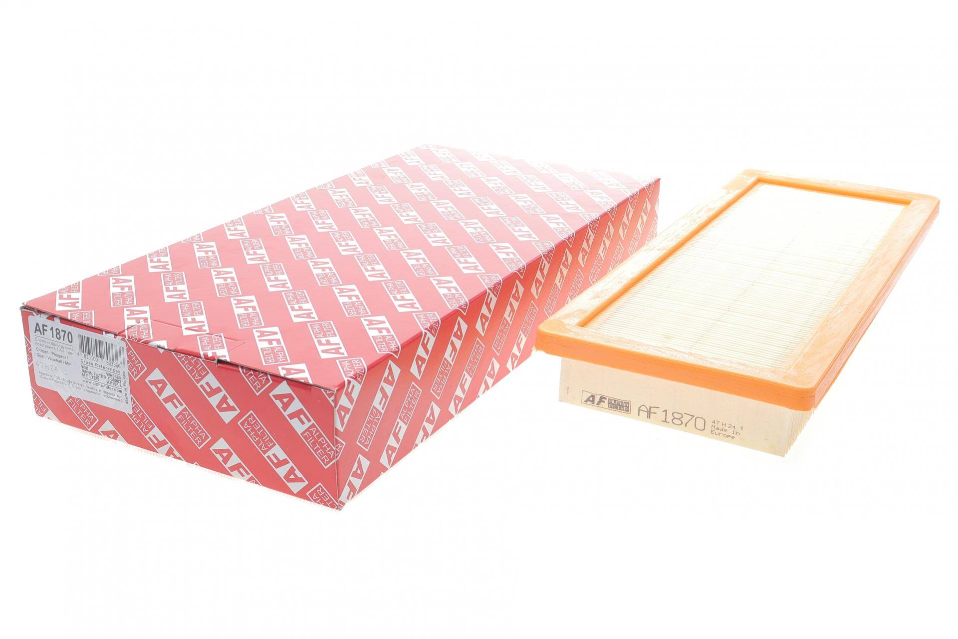 Фільтр повітряний Citroen C4/C5/Peugeot 3008-5008 1.6Hybrid/THP/VTi 08-/Mini Cooper 1.6S Turbo 06-16