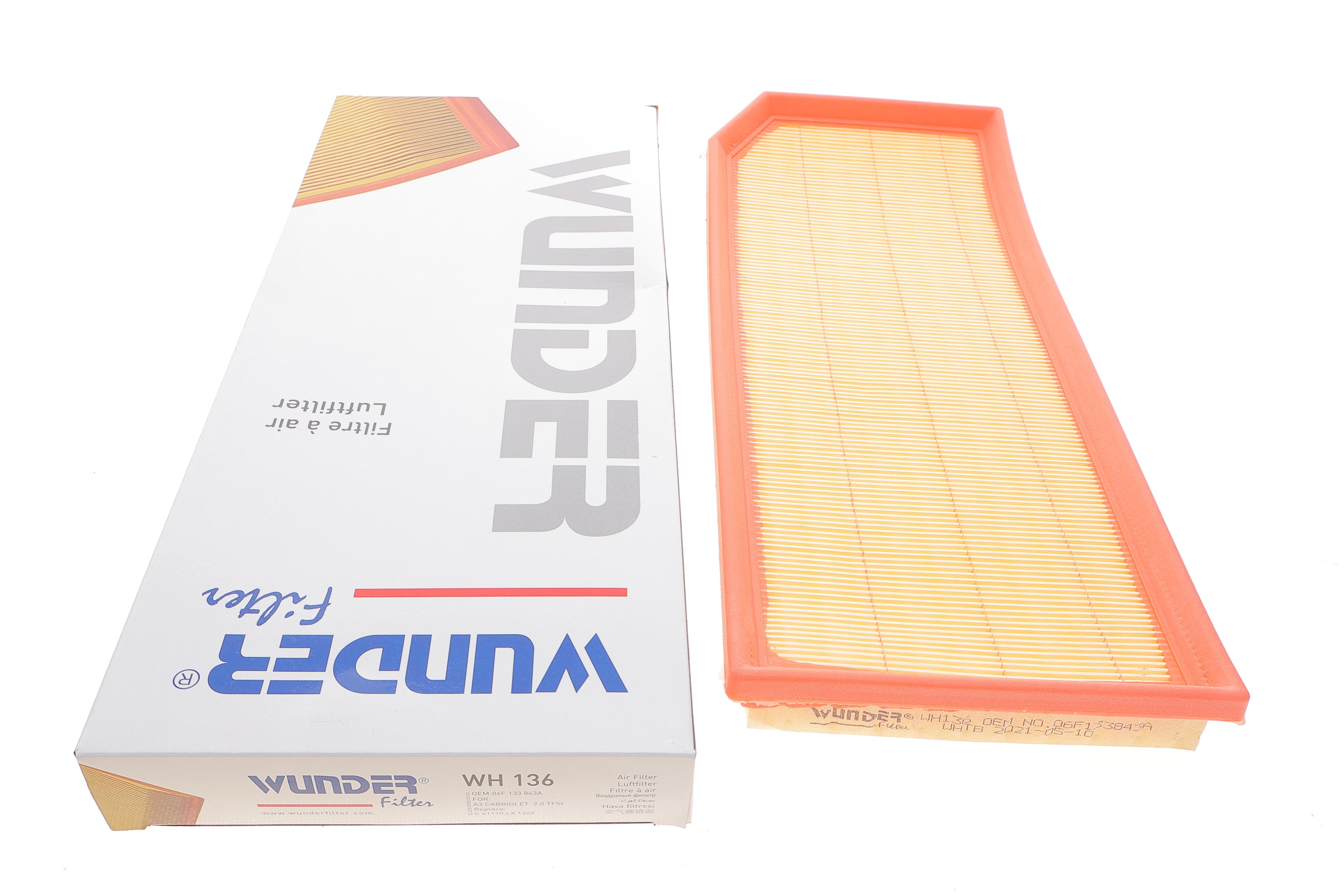 Фільтр повітряний VW Golf 2.0TFSI 04-09/Jetta/Passat 05-11