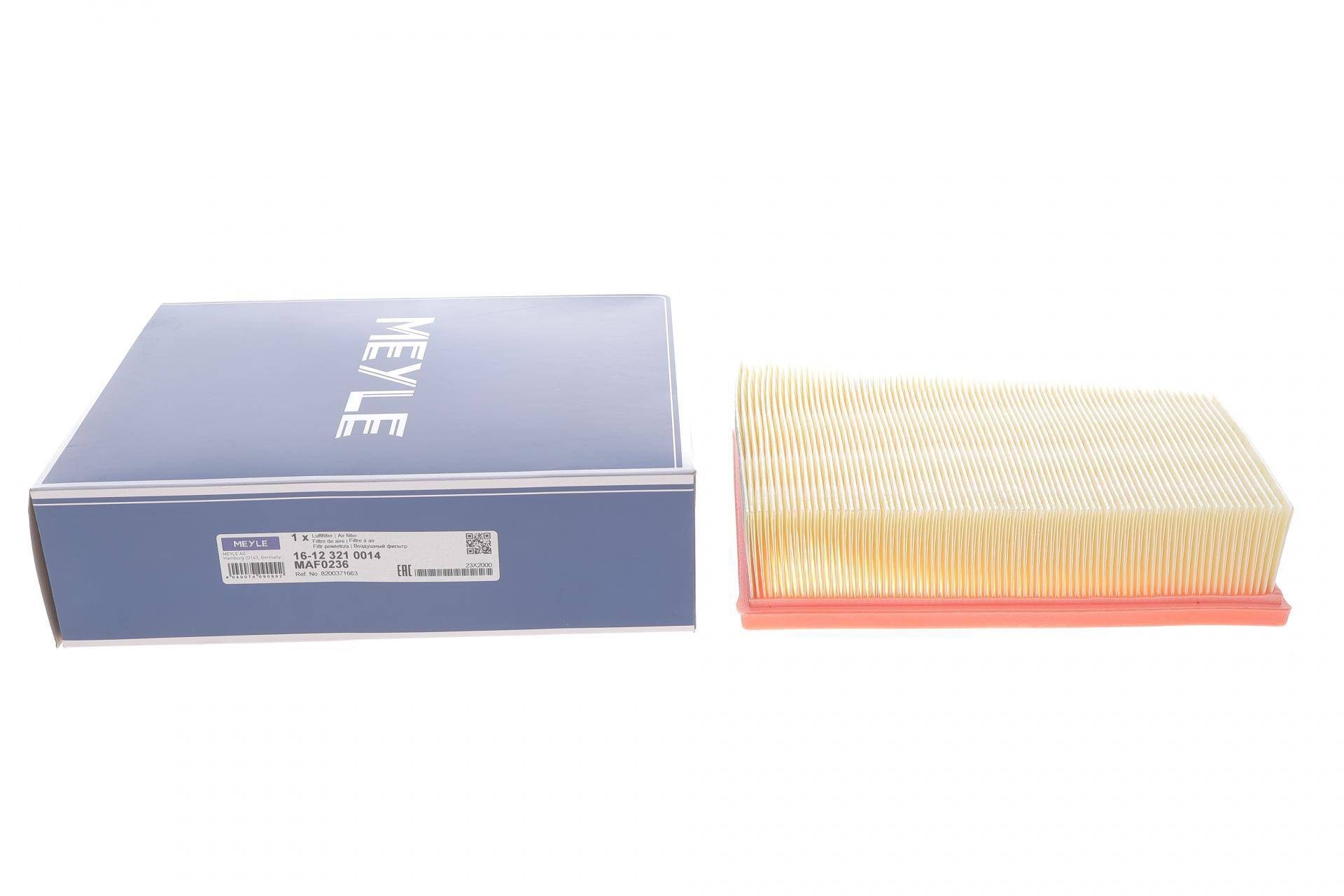 Фільтр повітряний Renault Grand Scenic II-III/Megane II/Scenic II 1.9D/2.0/2.0D 02-