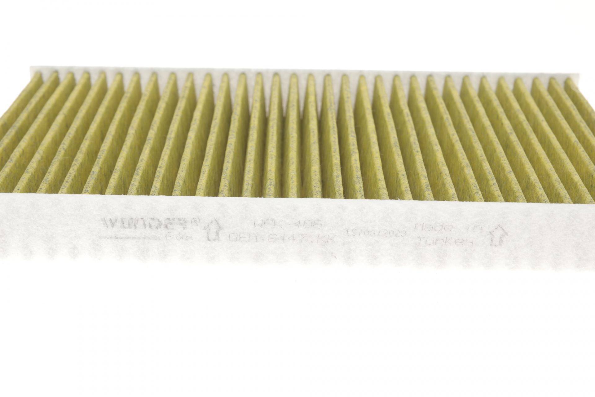 Фільтр салону Citroen C2/C3/C4/Peugeot 307/308 00- (вугільний)