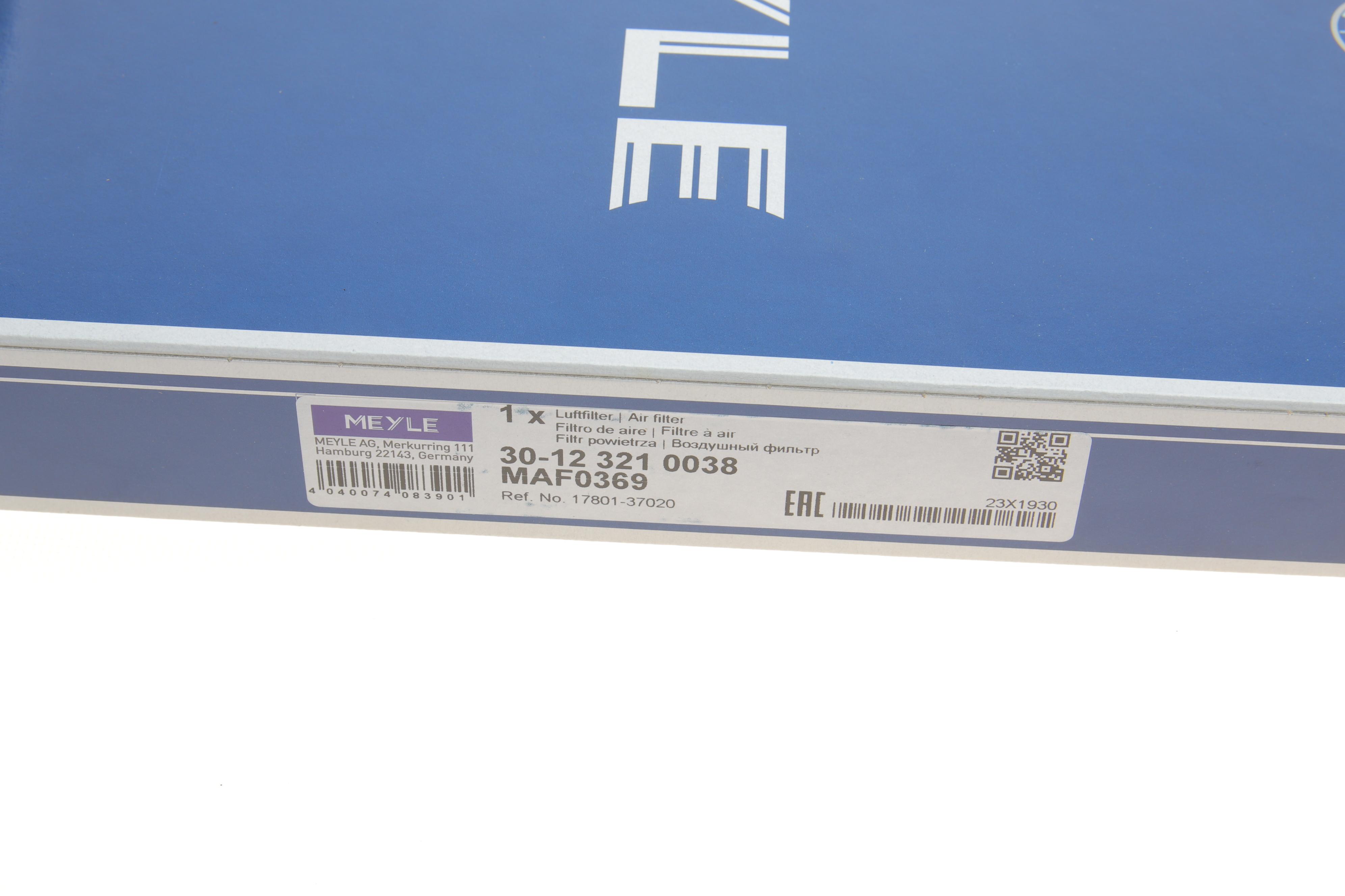 Фільтр повітряний Toyota Auris 1.8 10-