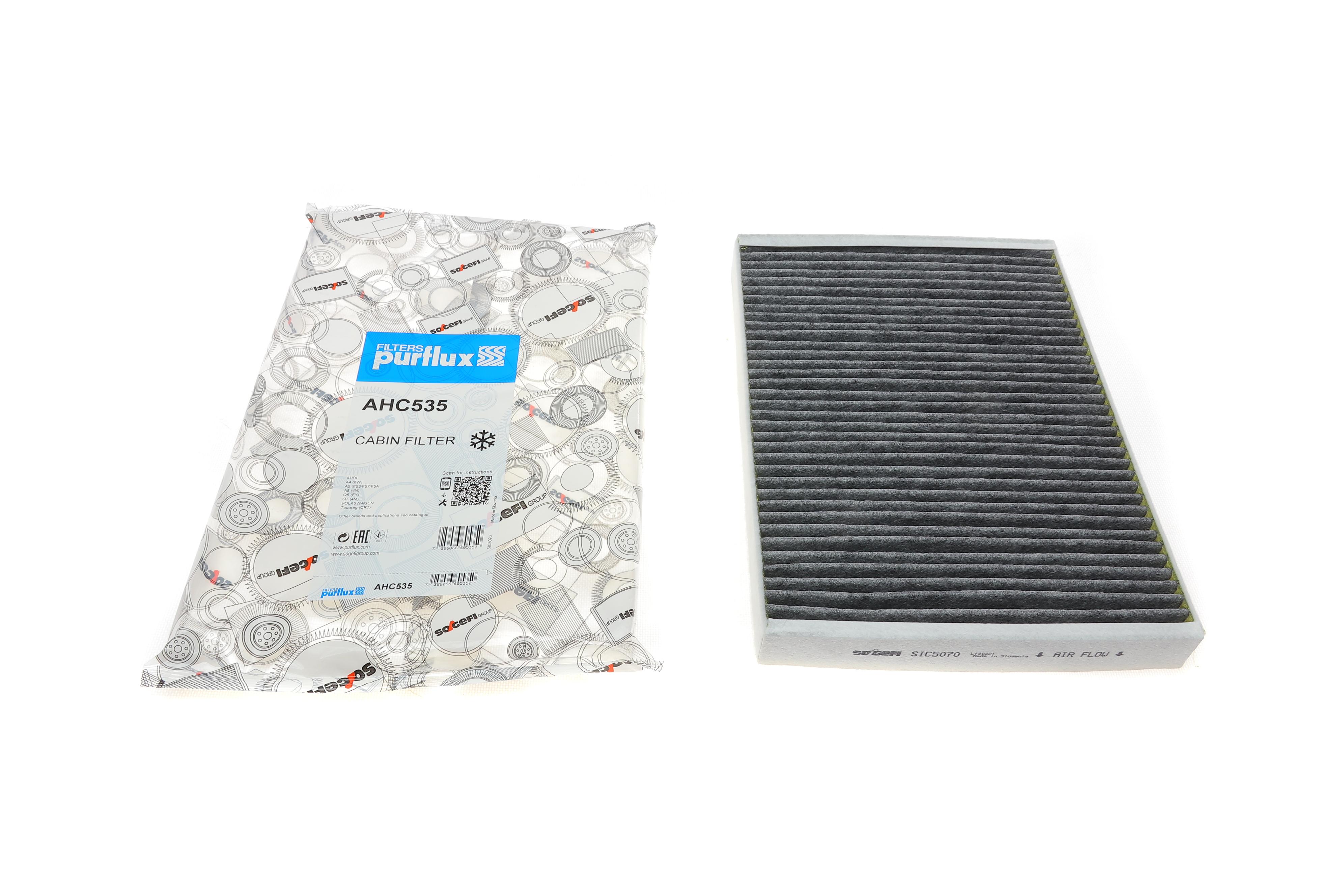 Фільтр салону Audi A4/ A5/ Q5/ Q7 2.0-3.0 TDI 15- (вугільний)