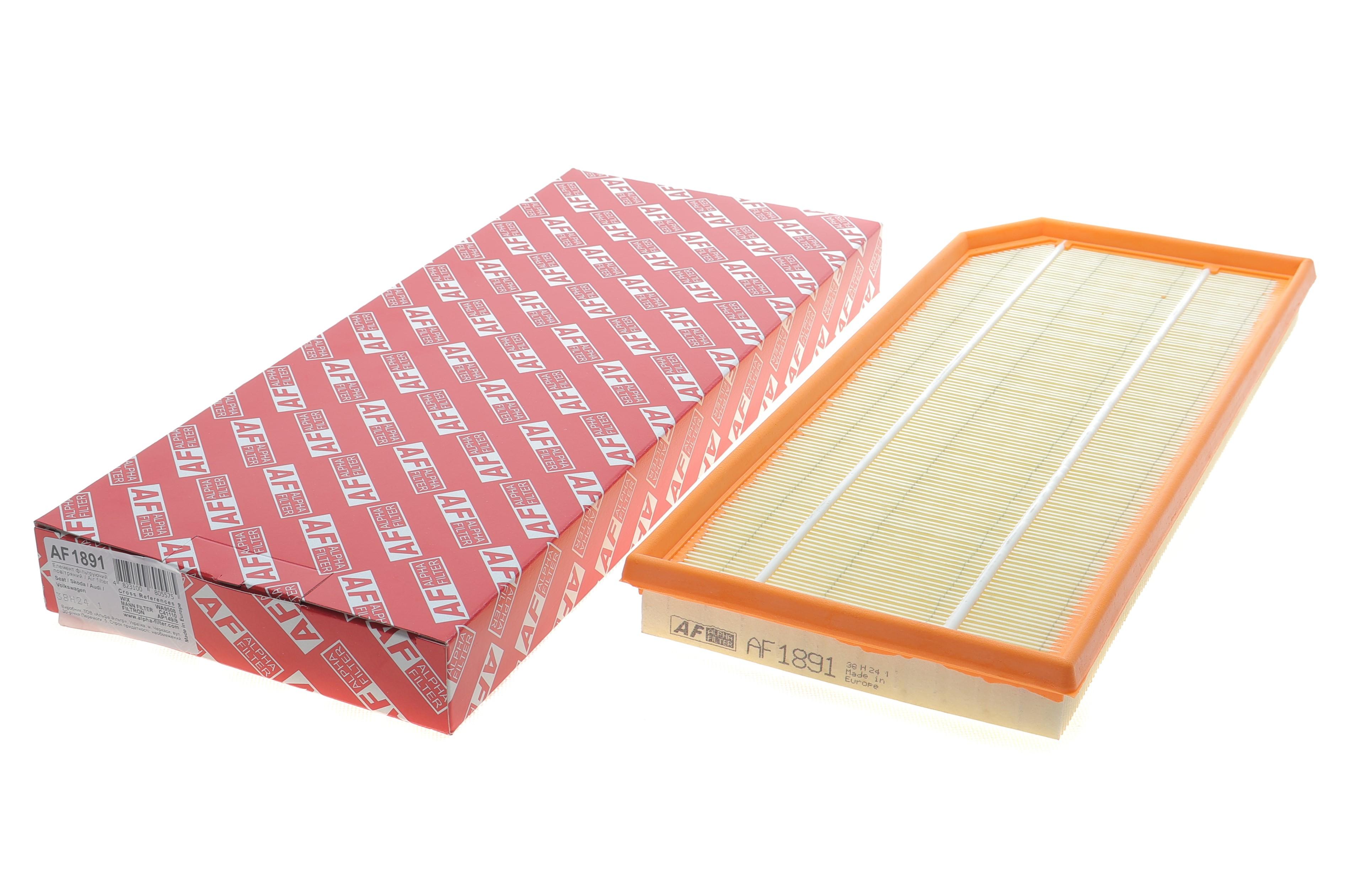 Фільтр повітряний Audi A3 2.0TFSI 04-13/Skoda Octavia 2.0RS/VW Golf 2.0GTI/Passat 2.0TFSI 04-10