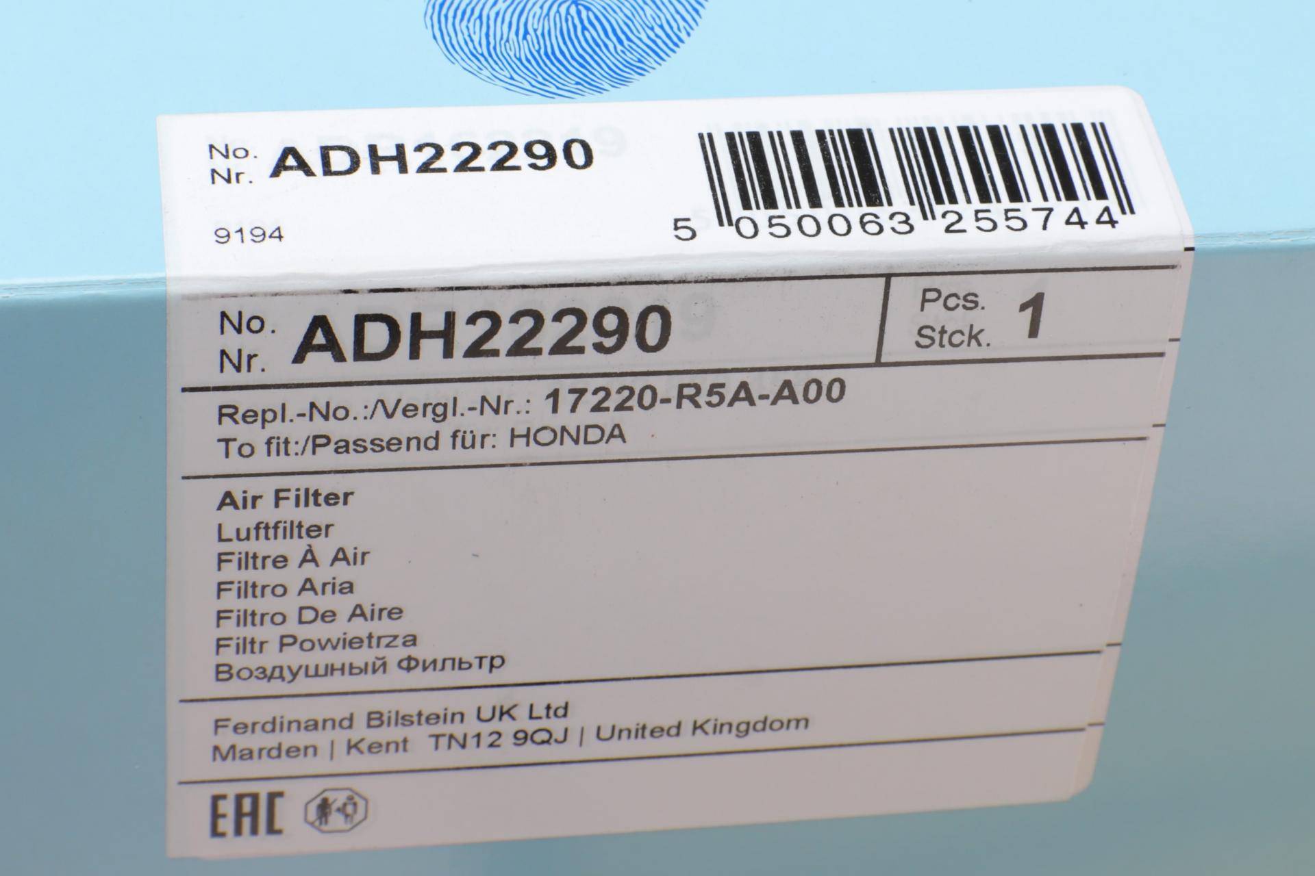 Фільтр повітряний Honda CR-V IV 2.4 12-