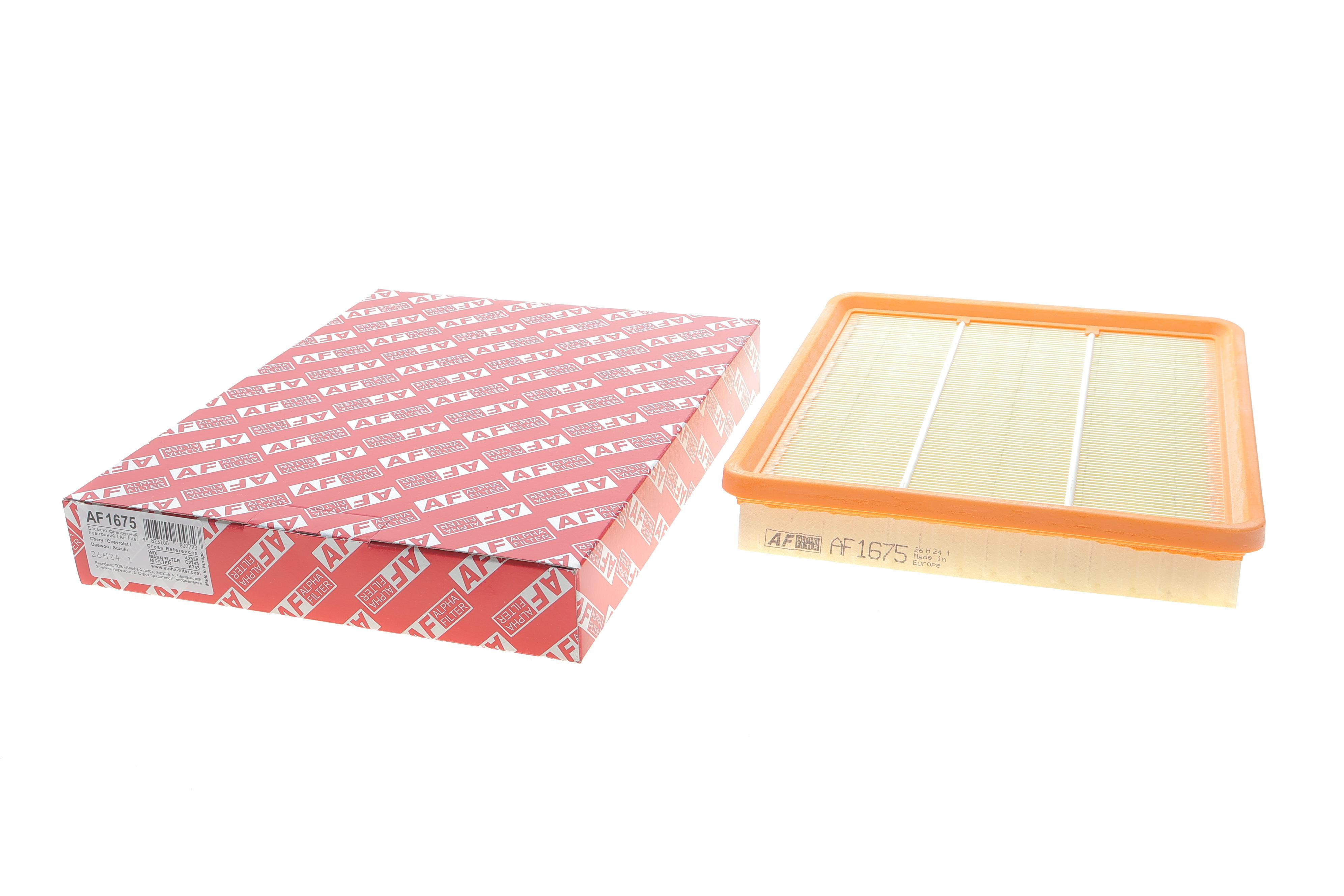 Фільтр повітряний Chevrolet Evanda 2.0i 16V 02-/Epica 2.0/2.0-2.5 24V 05-11/Chery Easter 1.8-2.4 06-