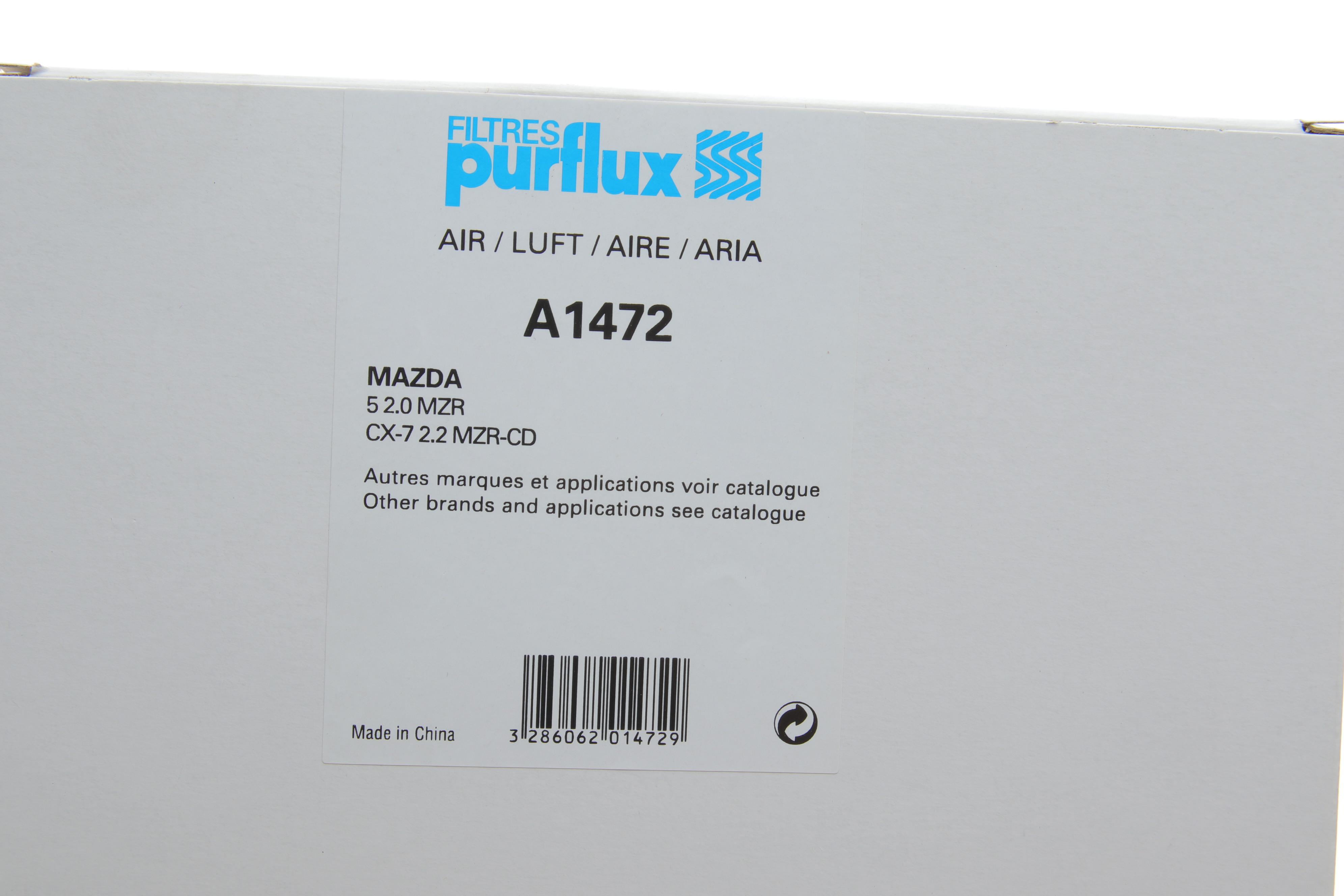 Фільтр повітряний Mazda 3 2.0 MZR 08-14/5 2.0 10-/CX-7 2.2 MZR-CD AWD 09-13