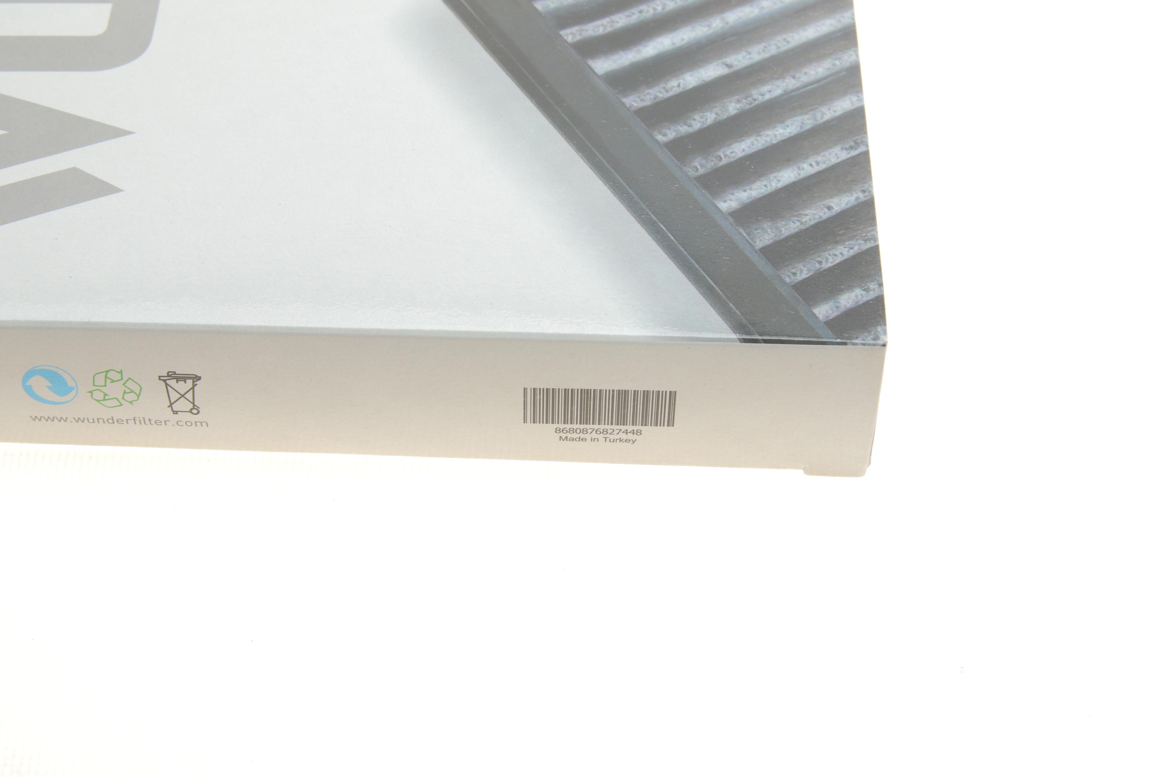 Фільтр салону Renault Kangoo 97- (вугільний)