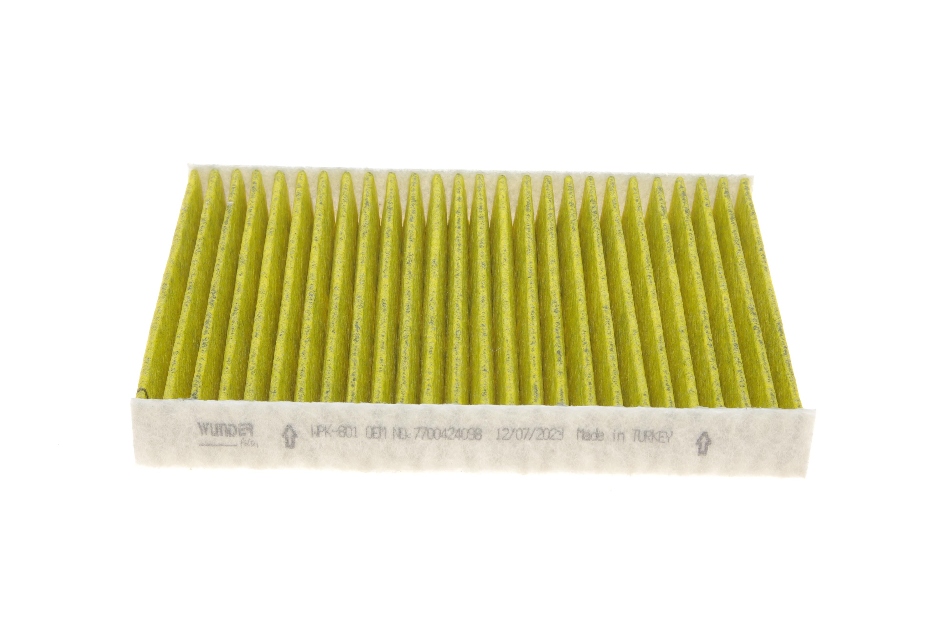 Фільтр салону Renault Kangoo 97- (вугільний)