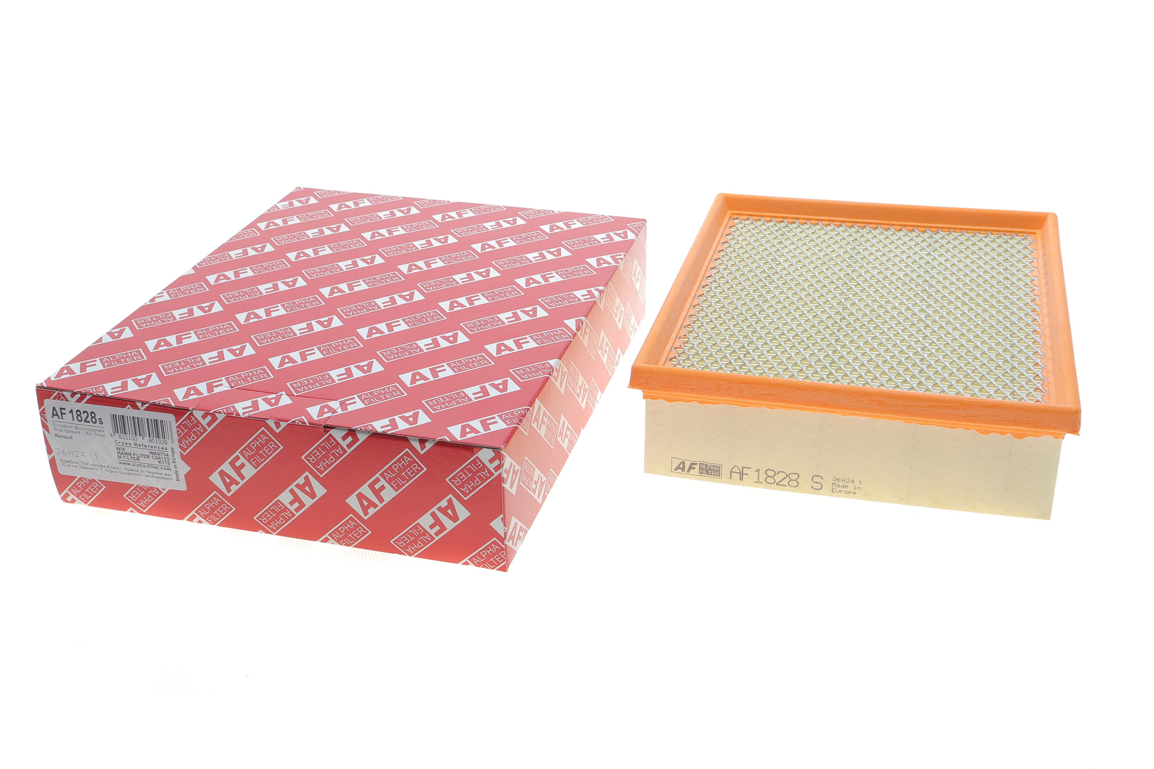 Фільтр повітряний Renault Laguna 1.6-2.0 16V/1.9-2.2dCi/3.0 V6 00-07/Espace 1.9-3.0dCi/2.0/3.5 V6 02