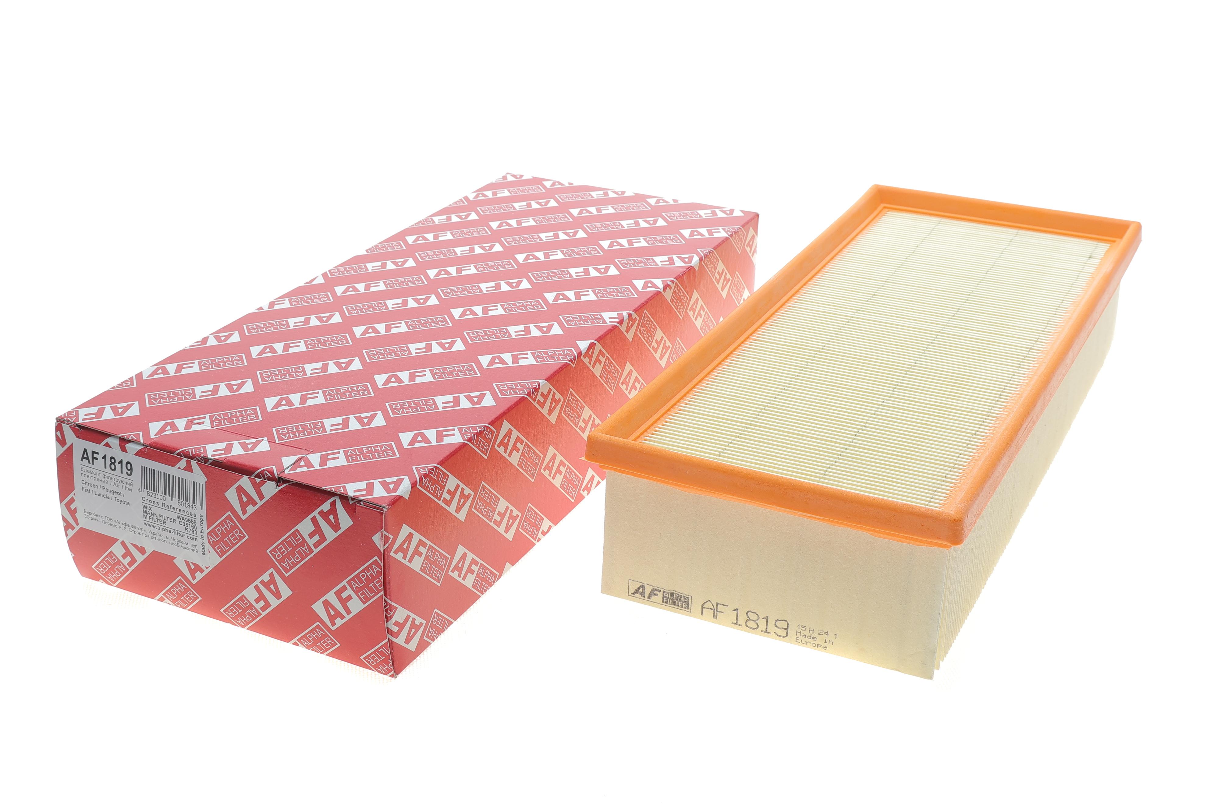 Фільтр повітряний Citroen C8 2.0-2.2HDi/Jumpy/Peugeot Expert 2.0HDi/Fiat Scudo 2.0D/JTD 06-