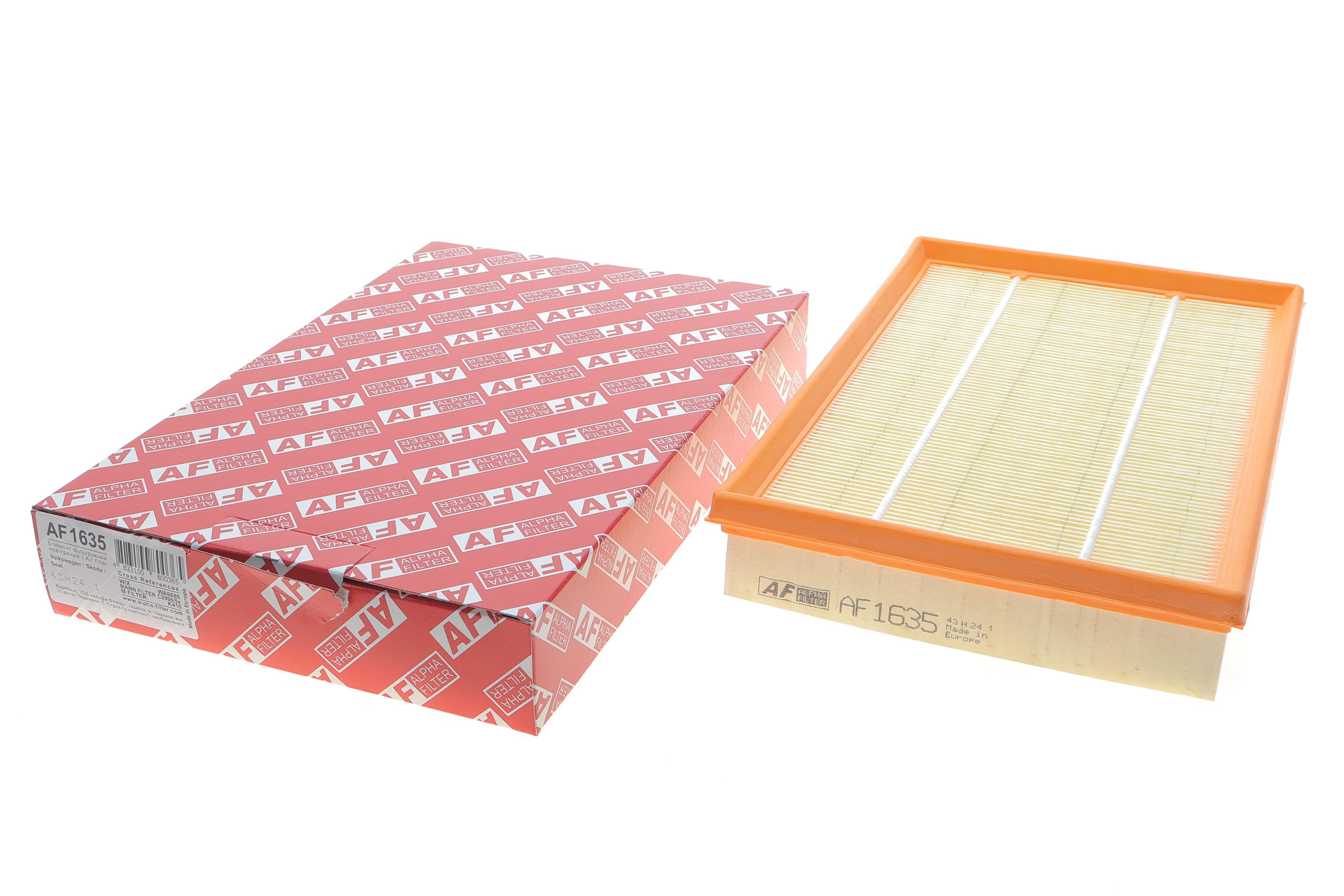 Фільтр повітряний Seat Ibiza 1.4-1.6 16V/Skoda Fabia 1.4 00-09/VW Caddy 1.4 04-10/Golf 1.4-1.6 00-06