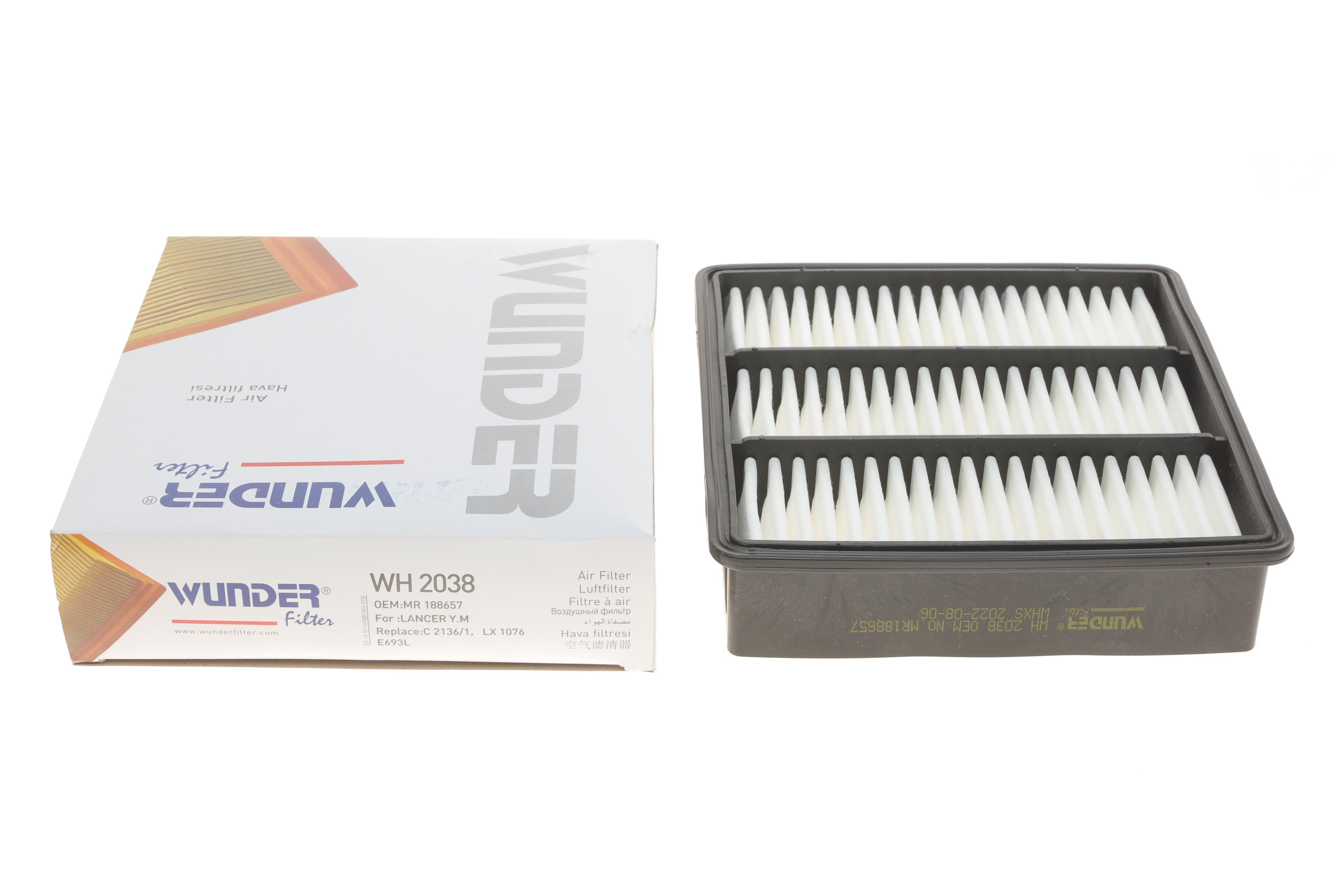 Фільтр повітряний Mitsubishi Colt V/Galant VI/Lancer/Outlander 1.3-2.4TDI 95-